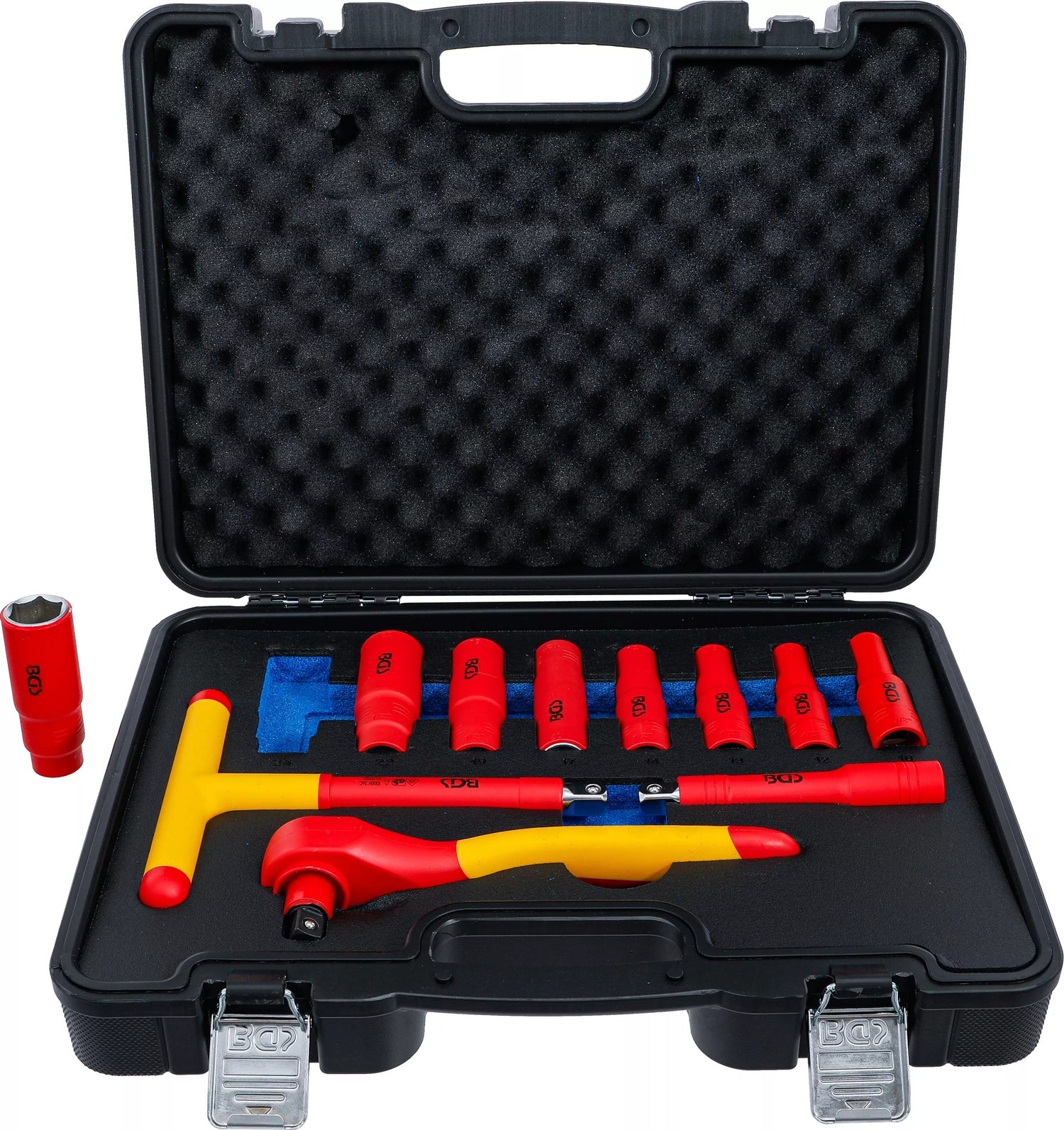 BGS 7145 Satz Steckschlüssel VDE Antrieb 12,5mm (1/2") SW 10 - 24mm 11 teilig