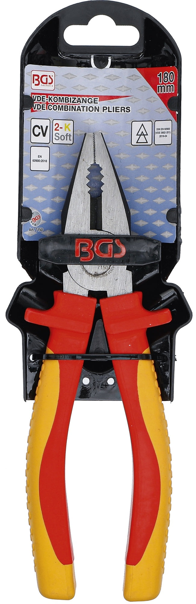 BGS 7150 VDE Kombizange Länge 180mm