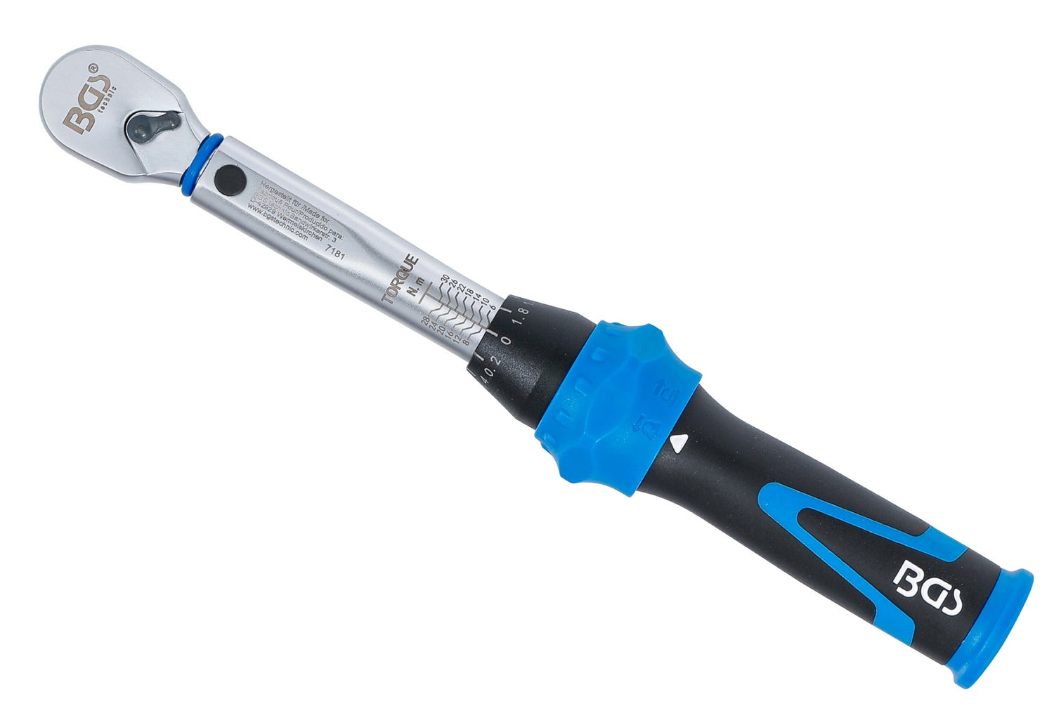 BGS 7181 Drehmomentschlüssel Abtrieb Außenvierkant 6,3mm (1/4") 6 - 30Nm