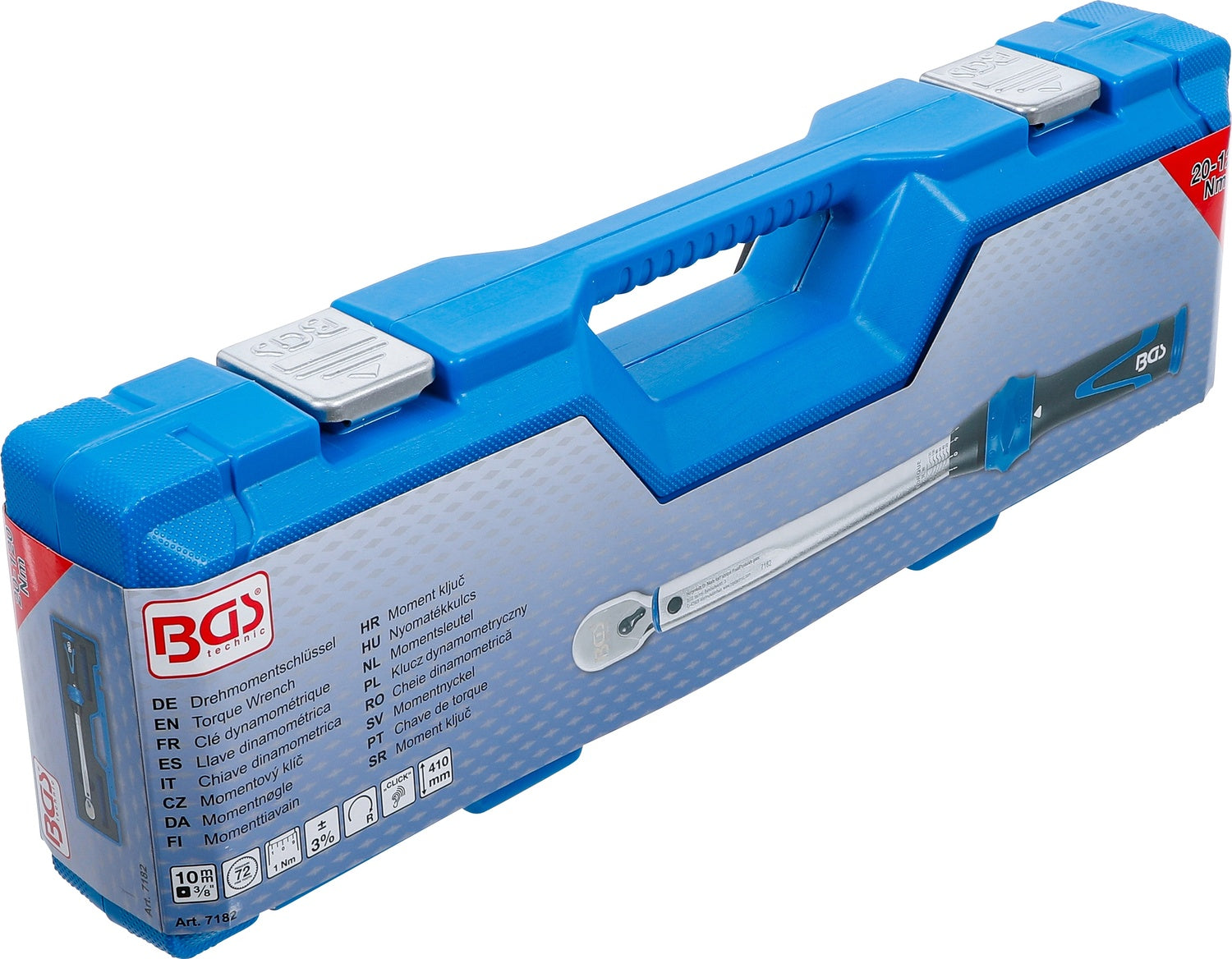 BGS 7182 Drehmomentschlüssel Abtrieb Außenvierkant 10mm (3/8") 20 - 120Nm