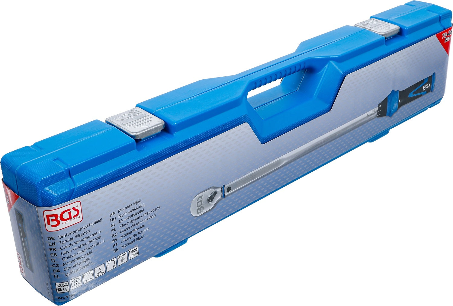BGS 7184 Drehmomentschlüssel Abtrieb Außenvierkant 12,5mm (1/2") 70 - 350Nm