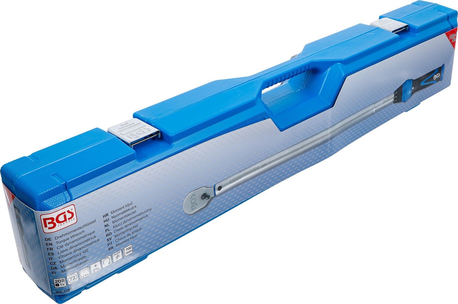 BGS 7185 Drehmomentschlüssel Abtrieb Außenvierkant 20mm (3/4") 100 - 500Nm