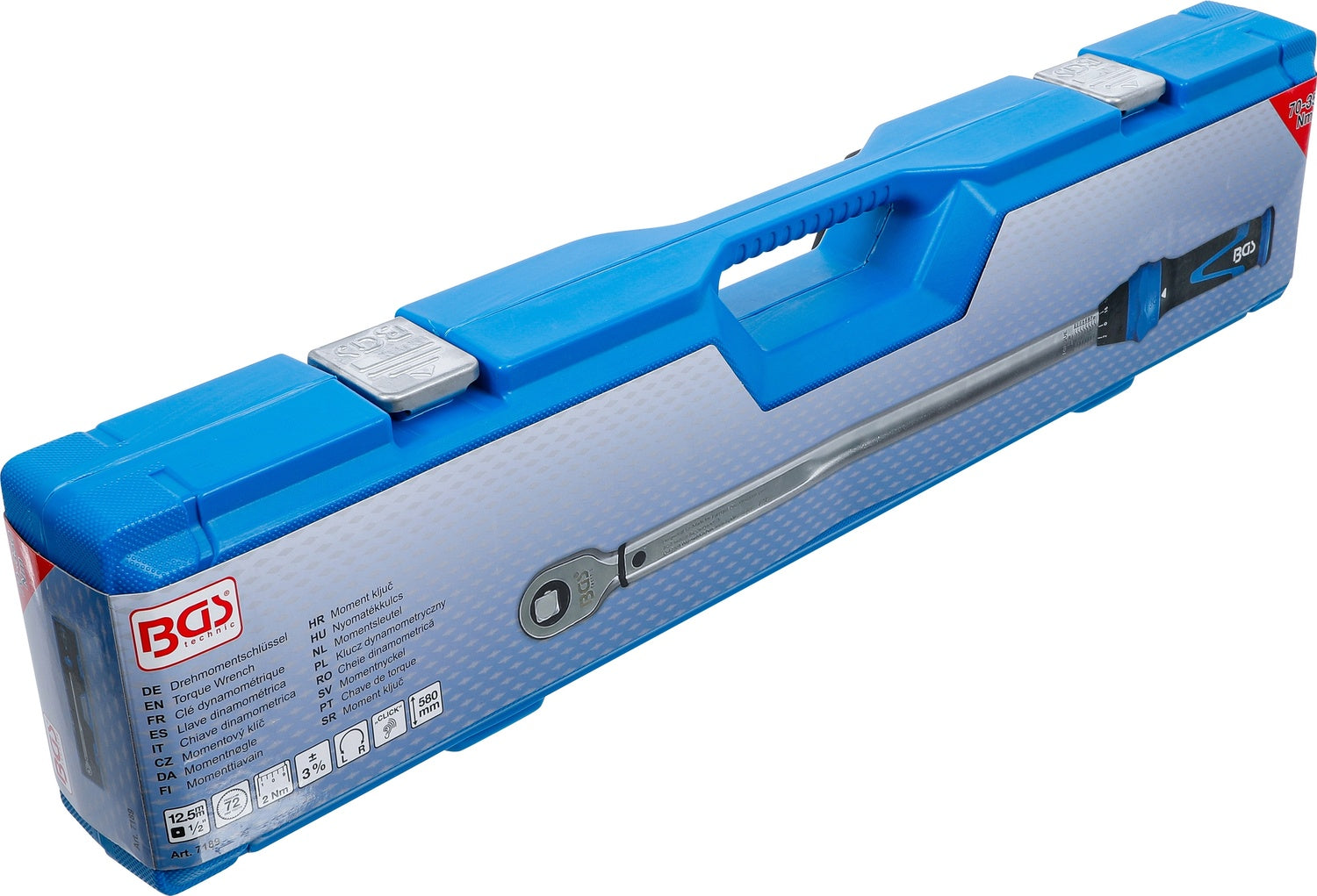 BGS 7189 Drehmomentschlüssel Abtrieb Außenvierkant 12,5mm (1/2") 70 - 350Nm