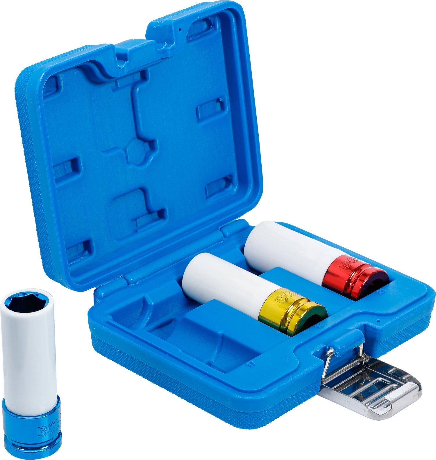 BGS 7200 Satz IMPACT Nüsse für Radmuttern Alufelgen Felgen 17 19 21mm 3 teilig