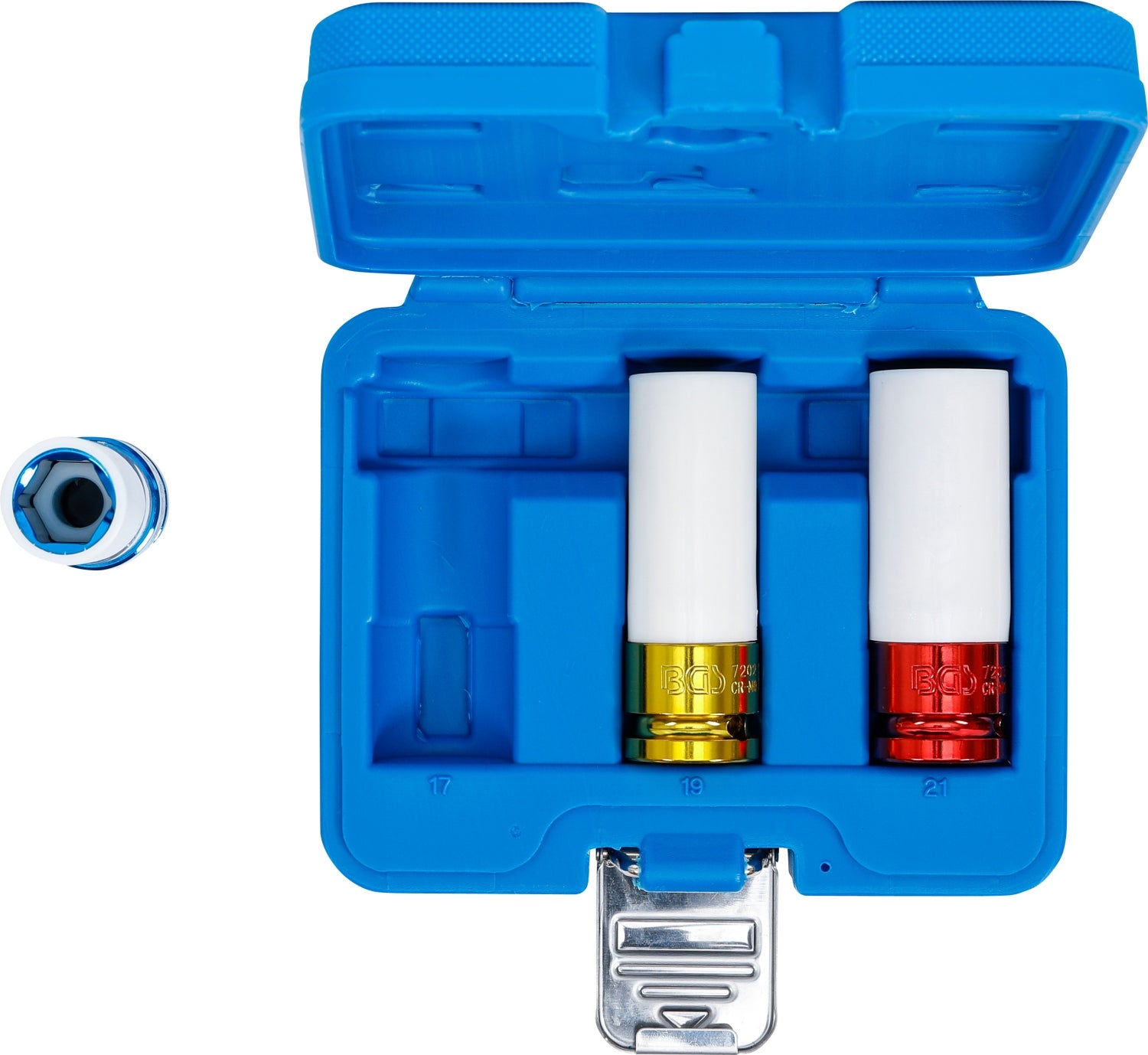 BGS 7200 Satz IMPACT Nüsse für Radmuttern Alufelgen Felgen 17 19 21mm 3 teilig