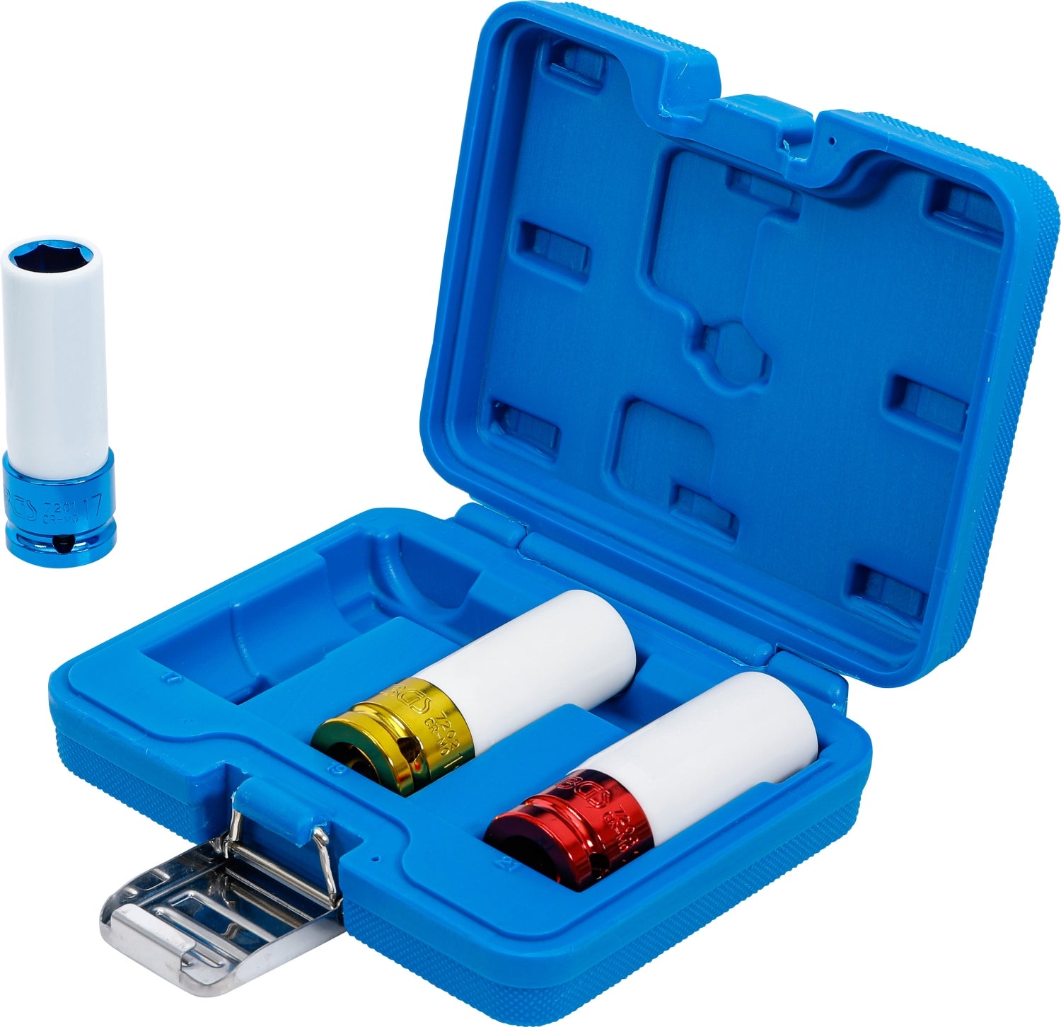 BGS 7200 Satz IMPACT Nüsse für Radmuttern Alufelgen Felgen 17 19 21mm 3 teilig