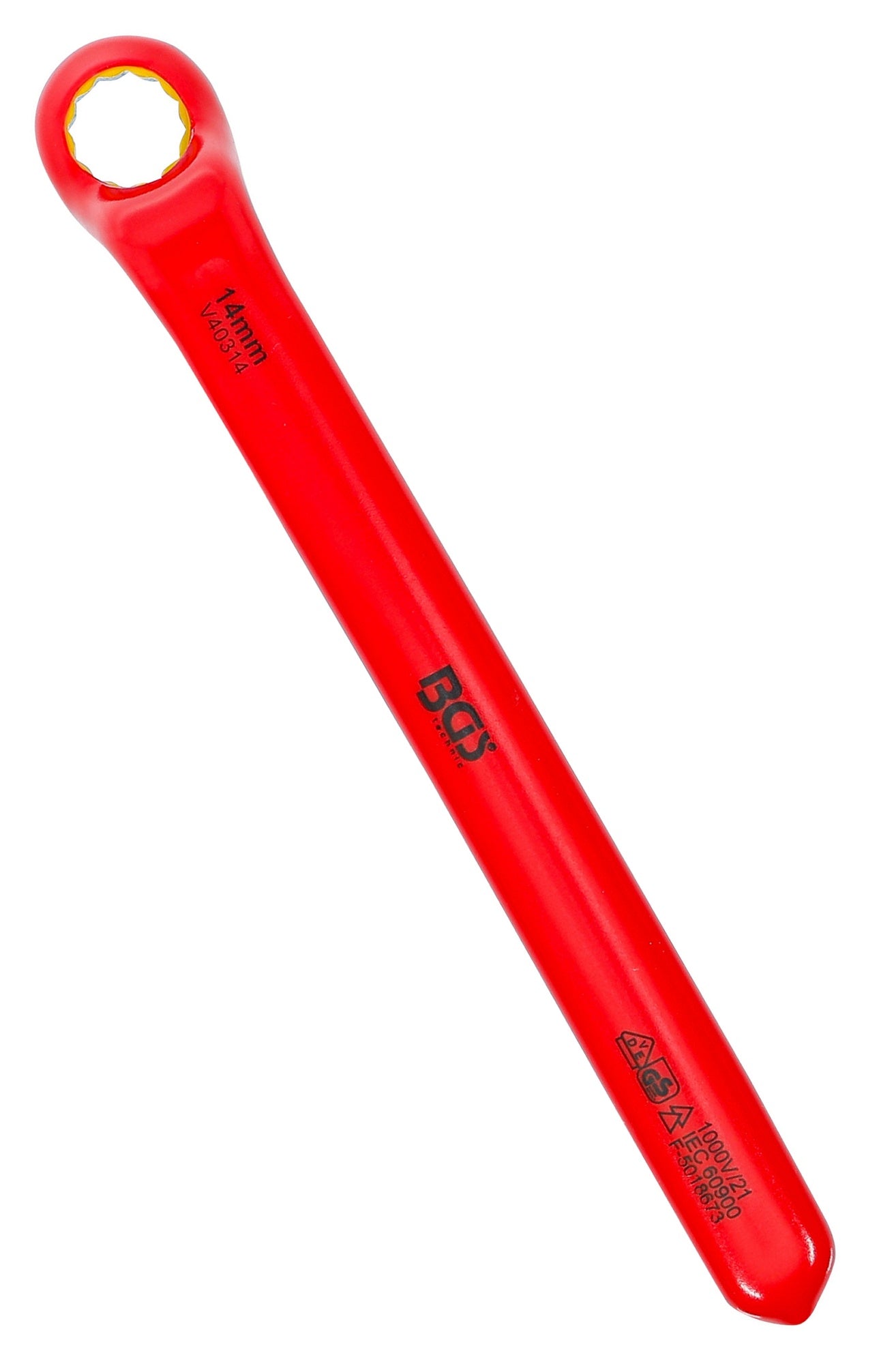 BGS 72014 VDE Einringschlüssel tief gekröpft SW 14mm Hochvoltwerkzeug