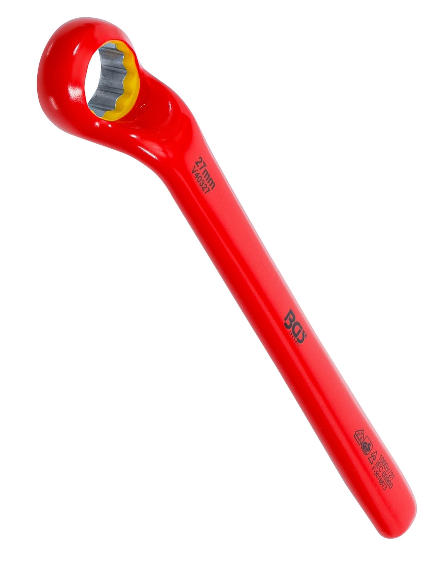 BGS 72027 VDE Einringschlüssel tief gekröpft SW 27mm Hochvoltwerkzeug