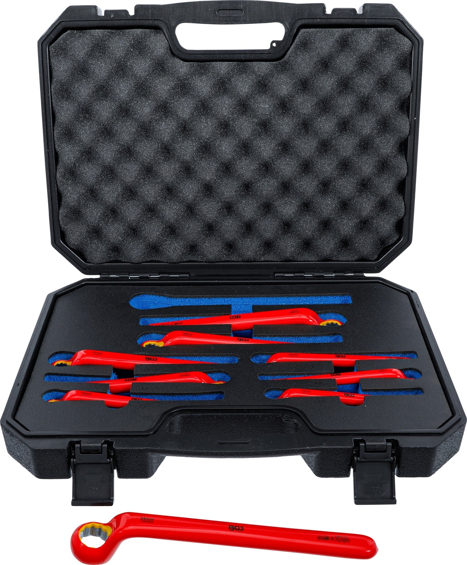 BGS 72035 Satz VDE Ringschlüssel tief gekröpft SW 10 - 24mm 9 teilig