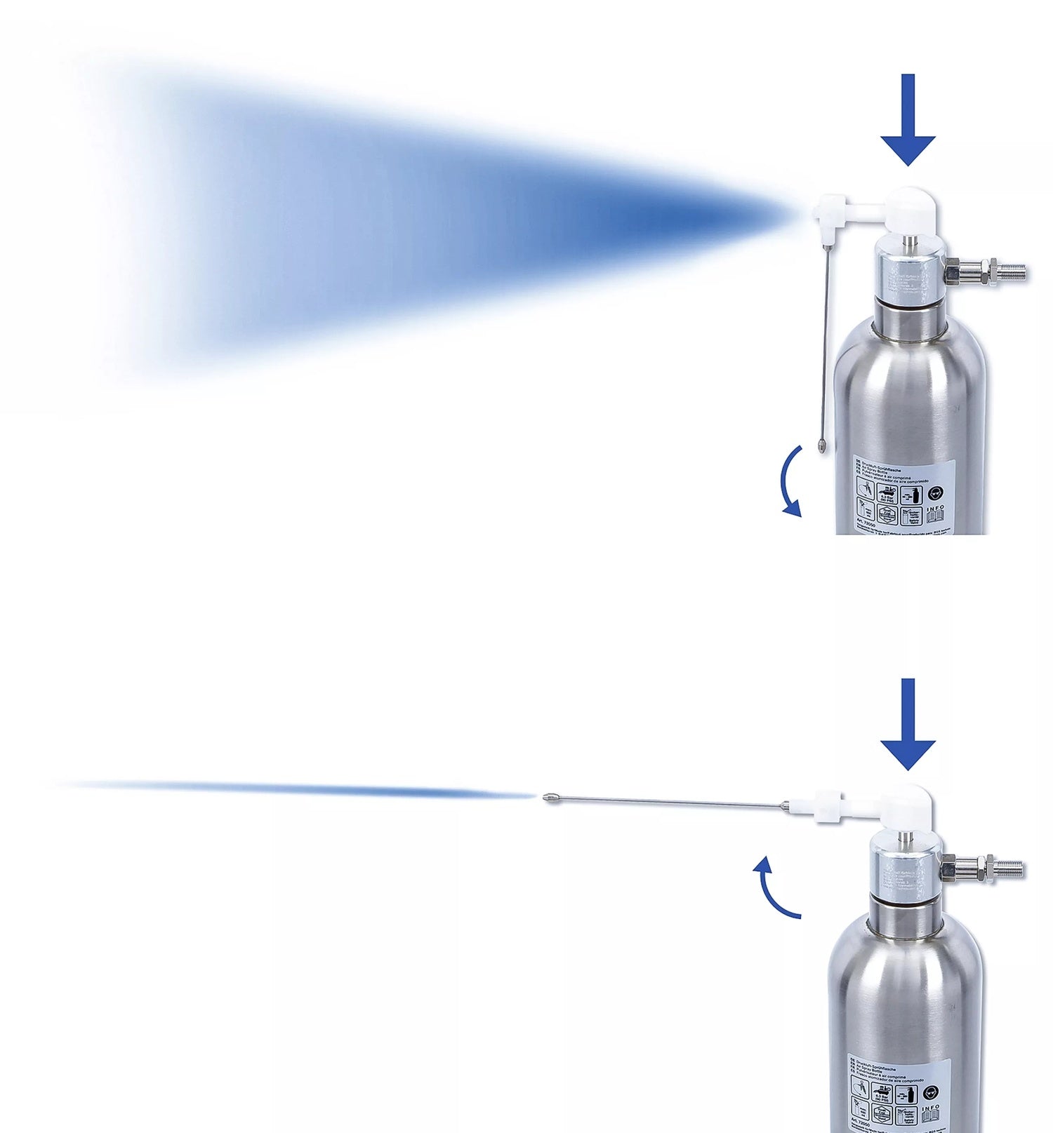 BGS 72050 Druckluft Sprühflasche Edelstahl rostfrei Volumen 650ml