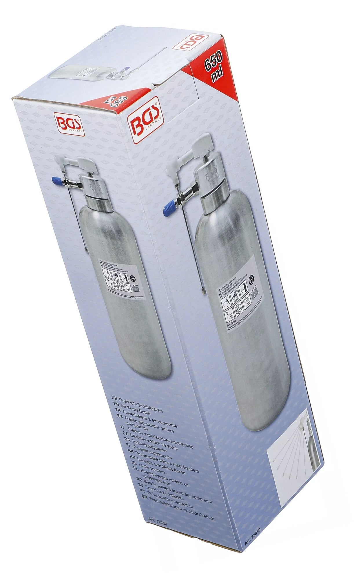 BGS 72050 Druckluft Sprühflasche Edelstahl rostfrei Volumen 650ml