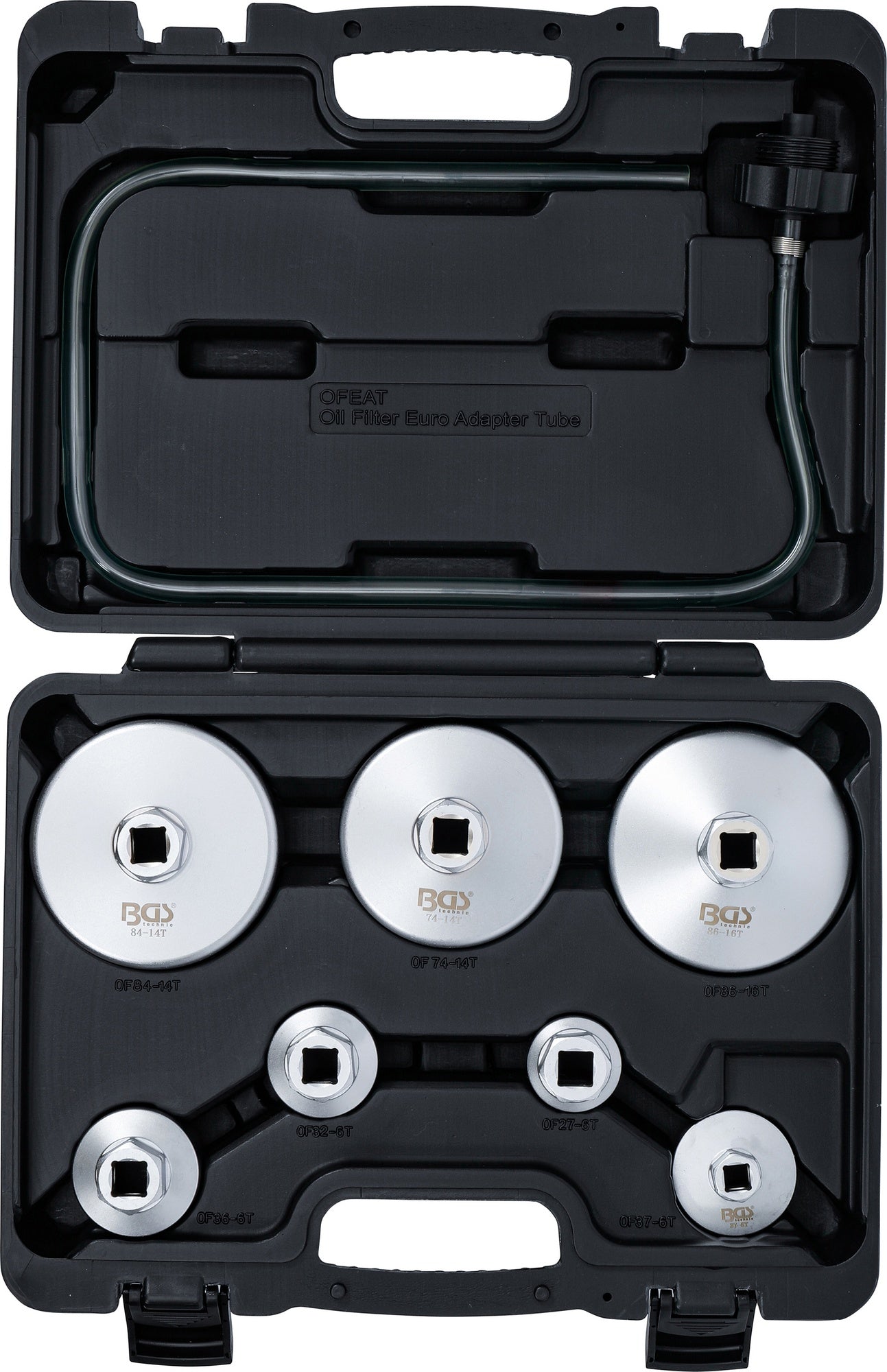 BGS 72054 Satz Ölfilterschlüssel Ölablassschlauch Antrieb 12,5mm (1/2")