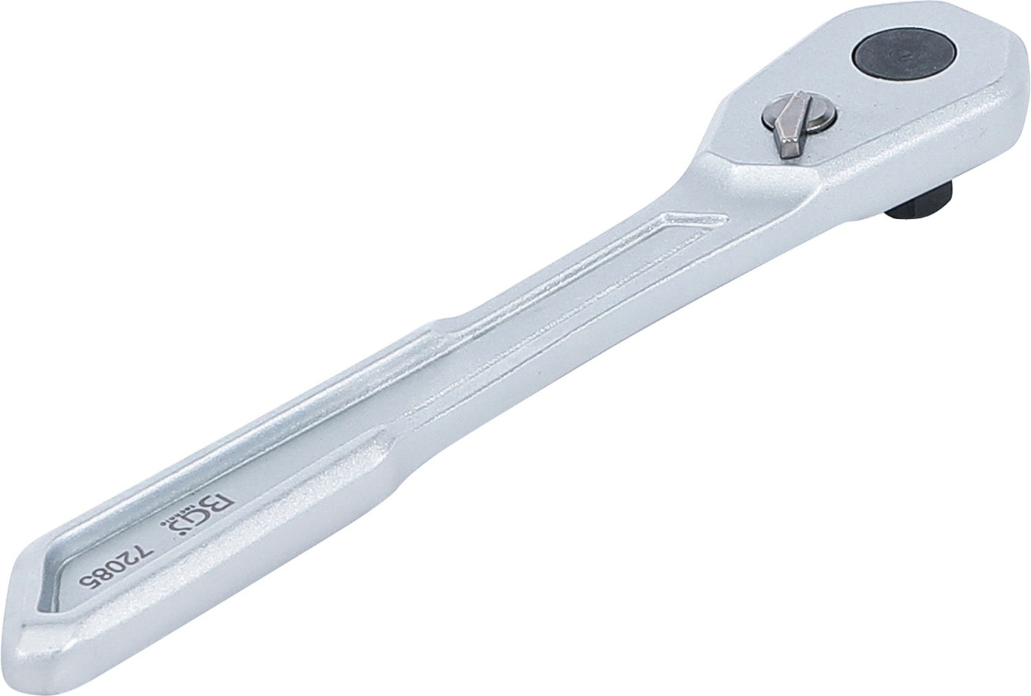 BGS 72085 Umschaltknarre Ratsche extra flach feinverzahnt Abtrieb 6,3mm (1/4")