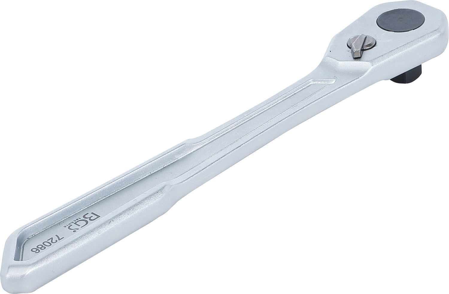 BGS 72086 Umschaltknarre Ratsche extra flach feinverzahnt Abtrieb 10mm (3/8")