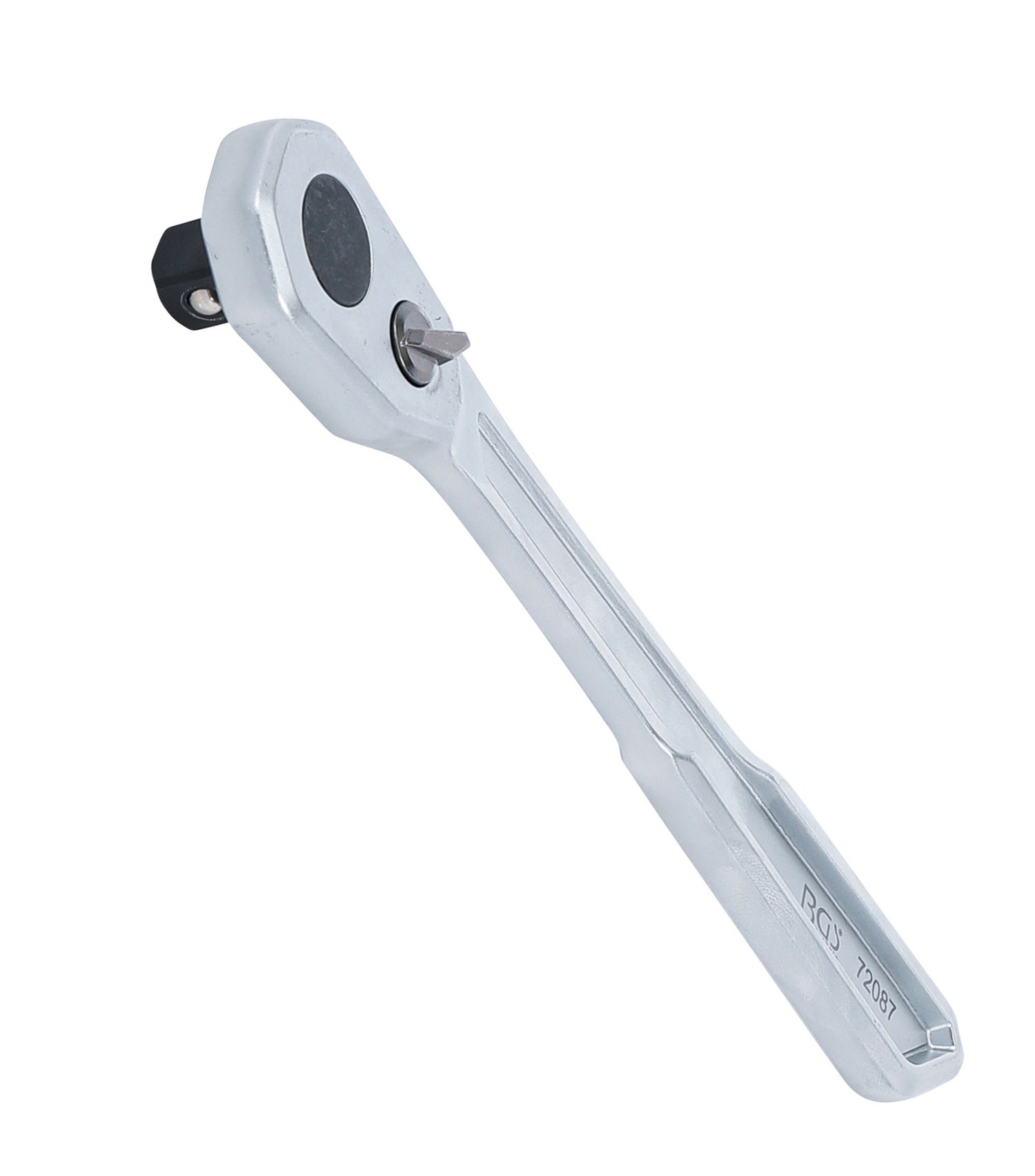 BGS 72087 Umschaltknarre Ratsche extra flach feinverzahnt Abtrieb 12,5mm (1/2")