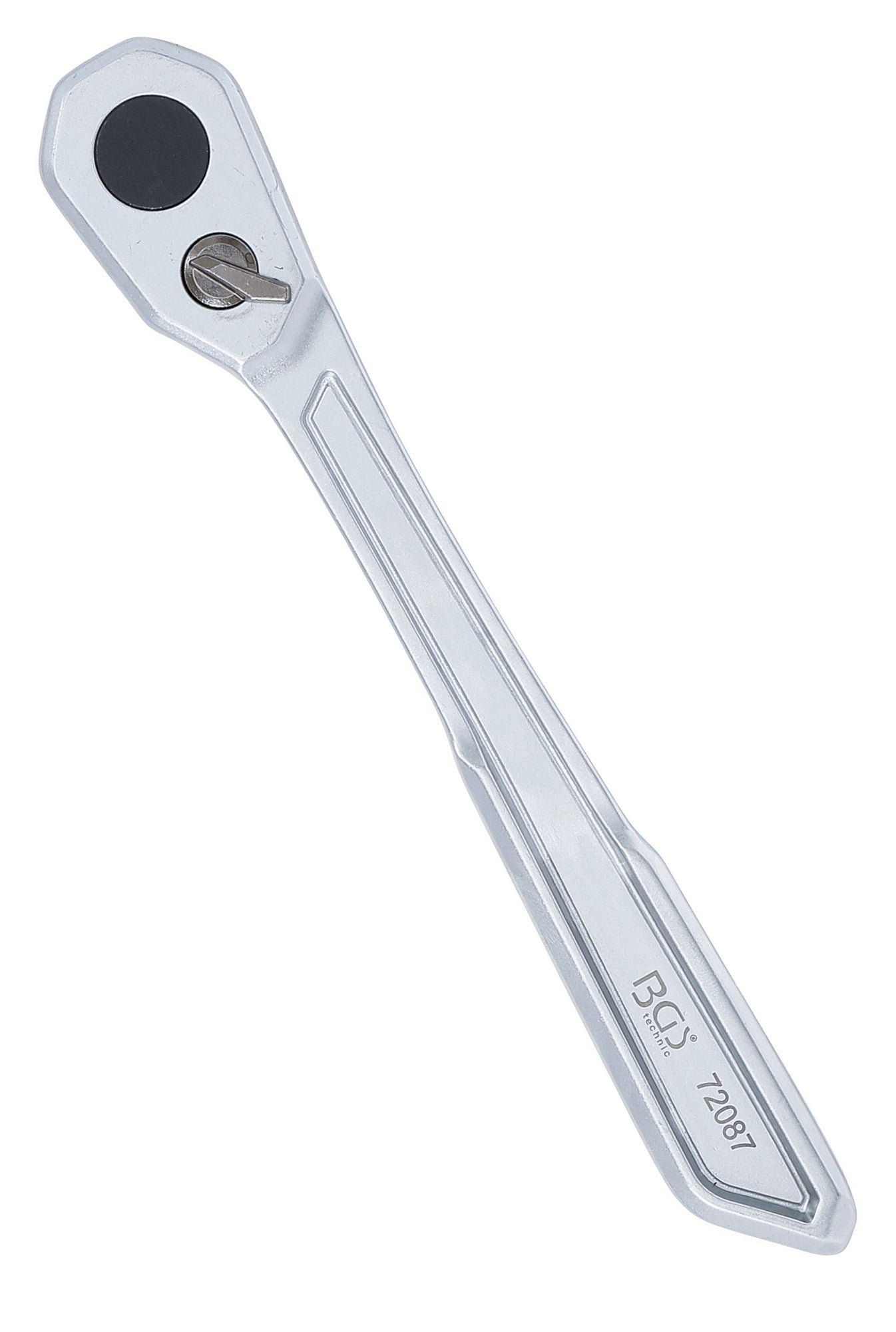 BGS 72087 Umschaltknarre Ratsche extra flach feinverzahnt Abtrieb 12,5mm (1/2")