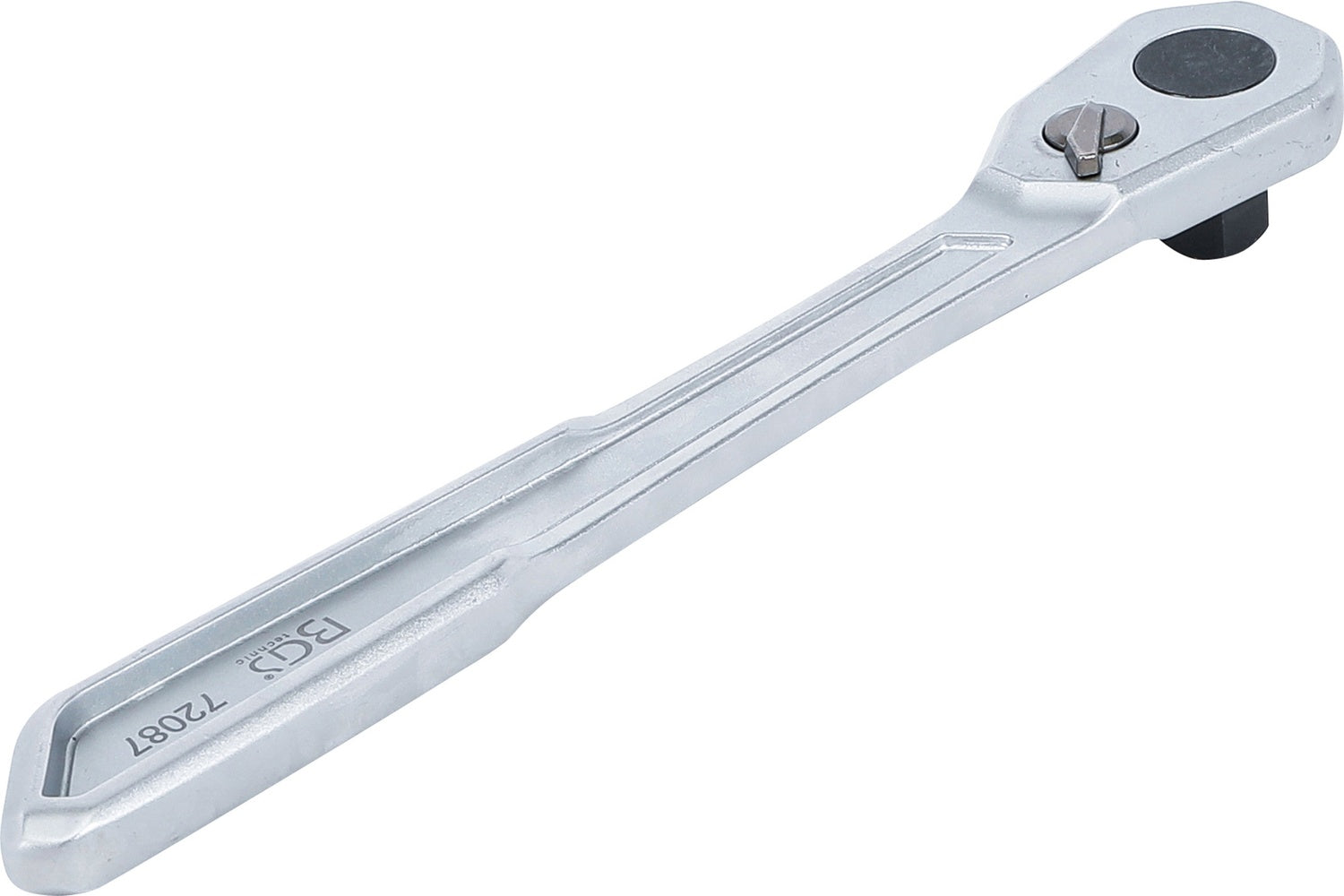 BGS 72087 Umschaltknarre Ratsche extra flach feinverzahnt Abtrieb 12,5mm (1/2")