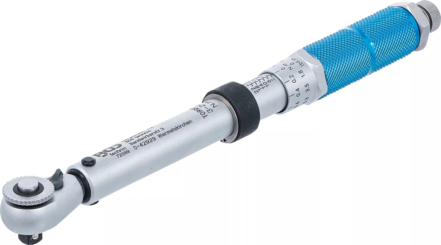 BGS 72089 Drehmomentschlüssel Außenvierkant 6,3mm (1/4") 3 - 24Nm