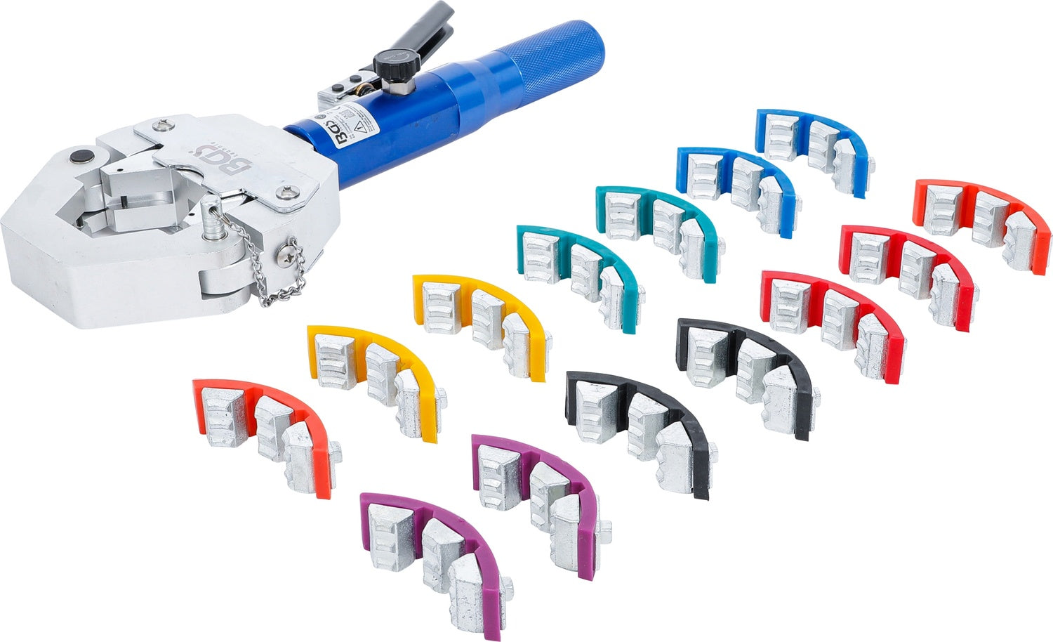 BGS 72093 Satz Crimpzangen hydraulisch für Pressanschlüsse an Schlauchleitungen