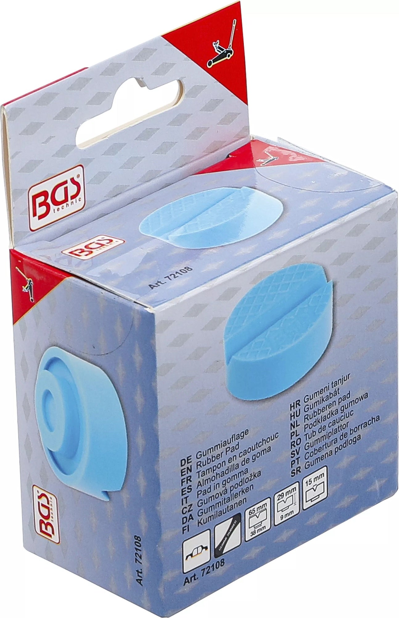 BGS 72108 Gummiauflage Gummiteller für Wagenheber Ø65 x 29mm