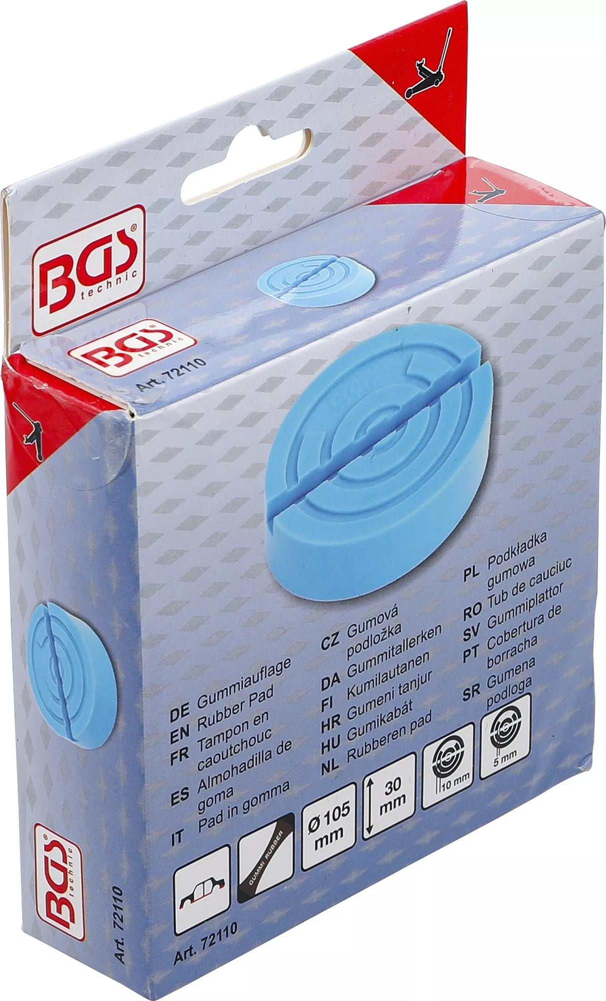 BGS 72110 Gummiauflage Gummiteller für Wagenheber Ø105 x 30mm