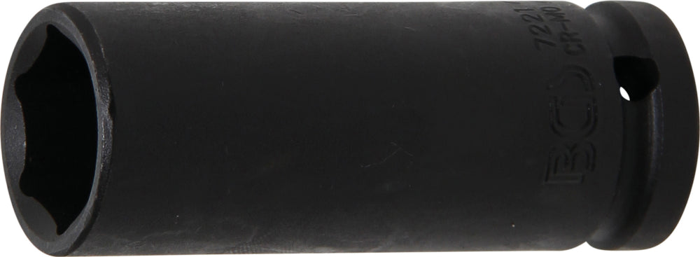 BGS 7221 Impact Nuss 21mm lang/tief Antrieb 12,5mm (1/2") für Schlagschrauber