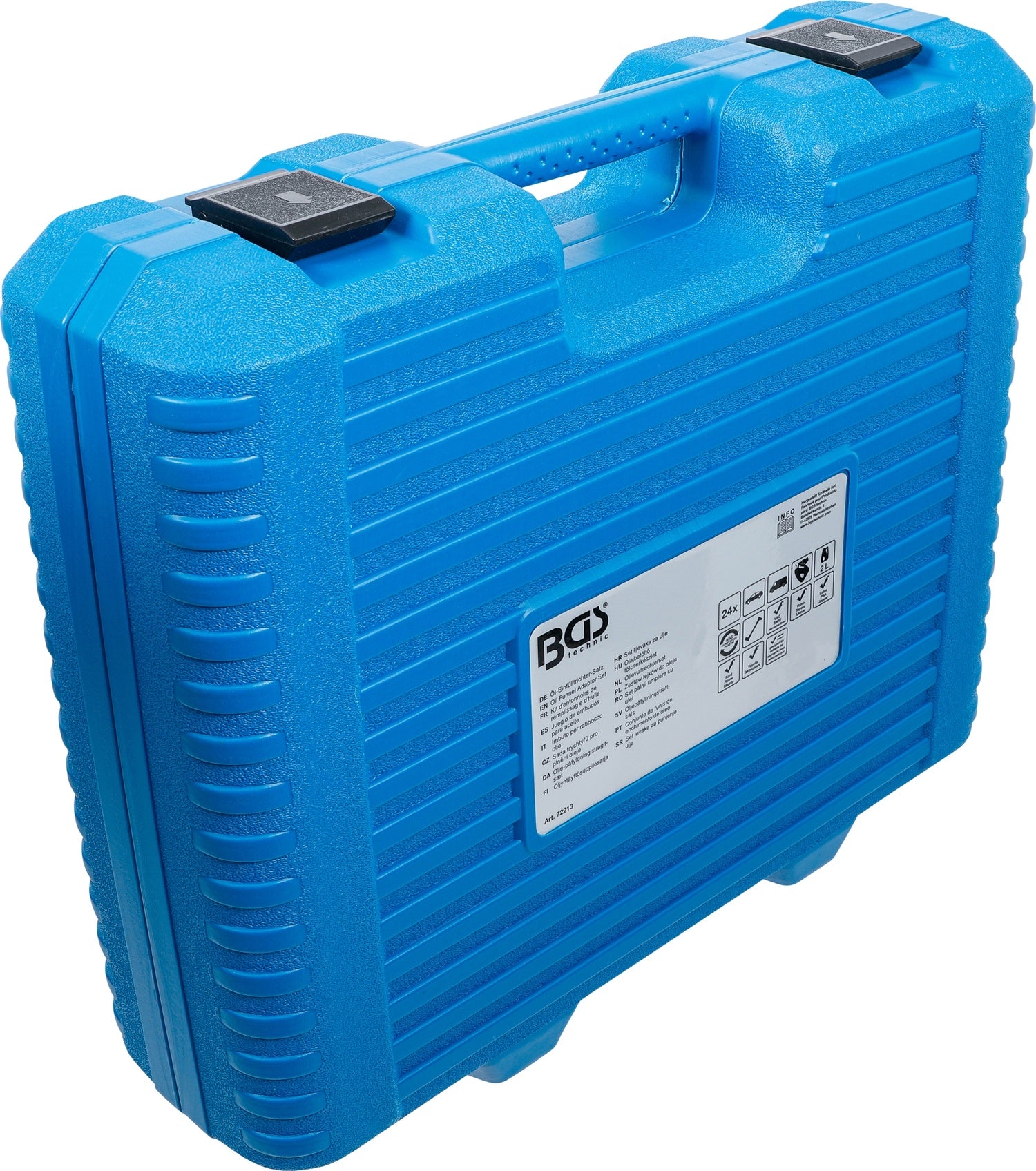 BGS 72213 Satz Einfülltrichter für Öl aus Kunststoff 24 teilig