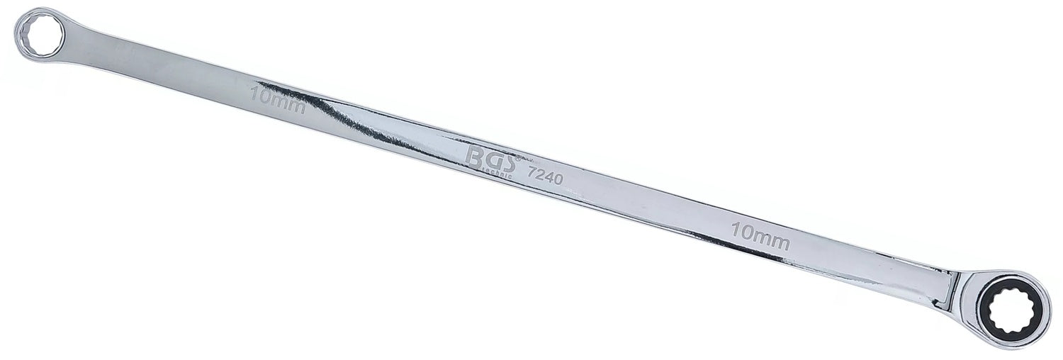BGS 7240 Ratschenringschlüssel Ringschlüssel extra lang SW 10