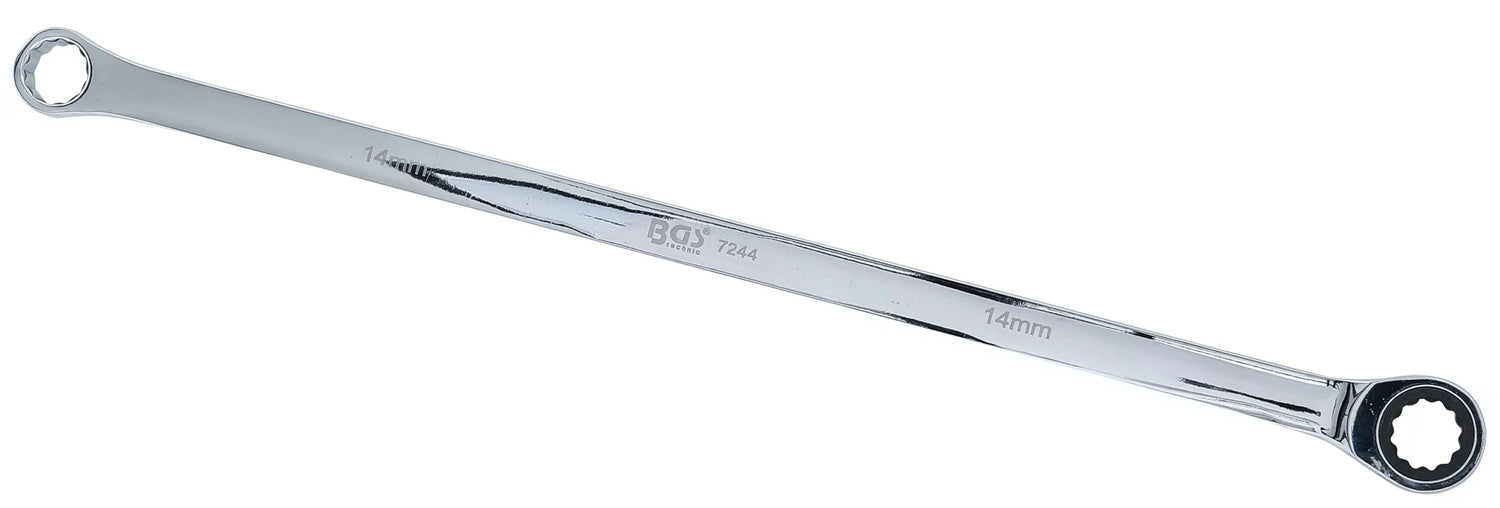 BGS 7244 Ratschenringschlüssel Ringschlüssel extra lang SW 14
