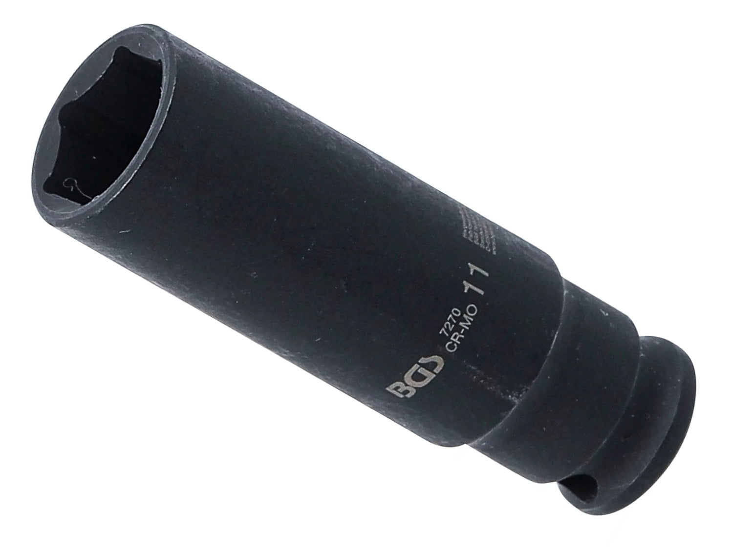 BGS 7270 Kraft Steckschlüsseleinsatz Sechskant tief Antrieb 6,3mm (1/4") SW 11mm