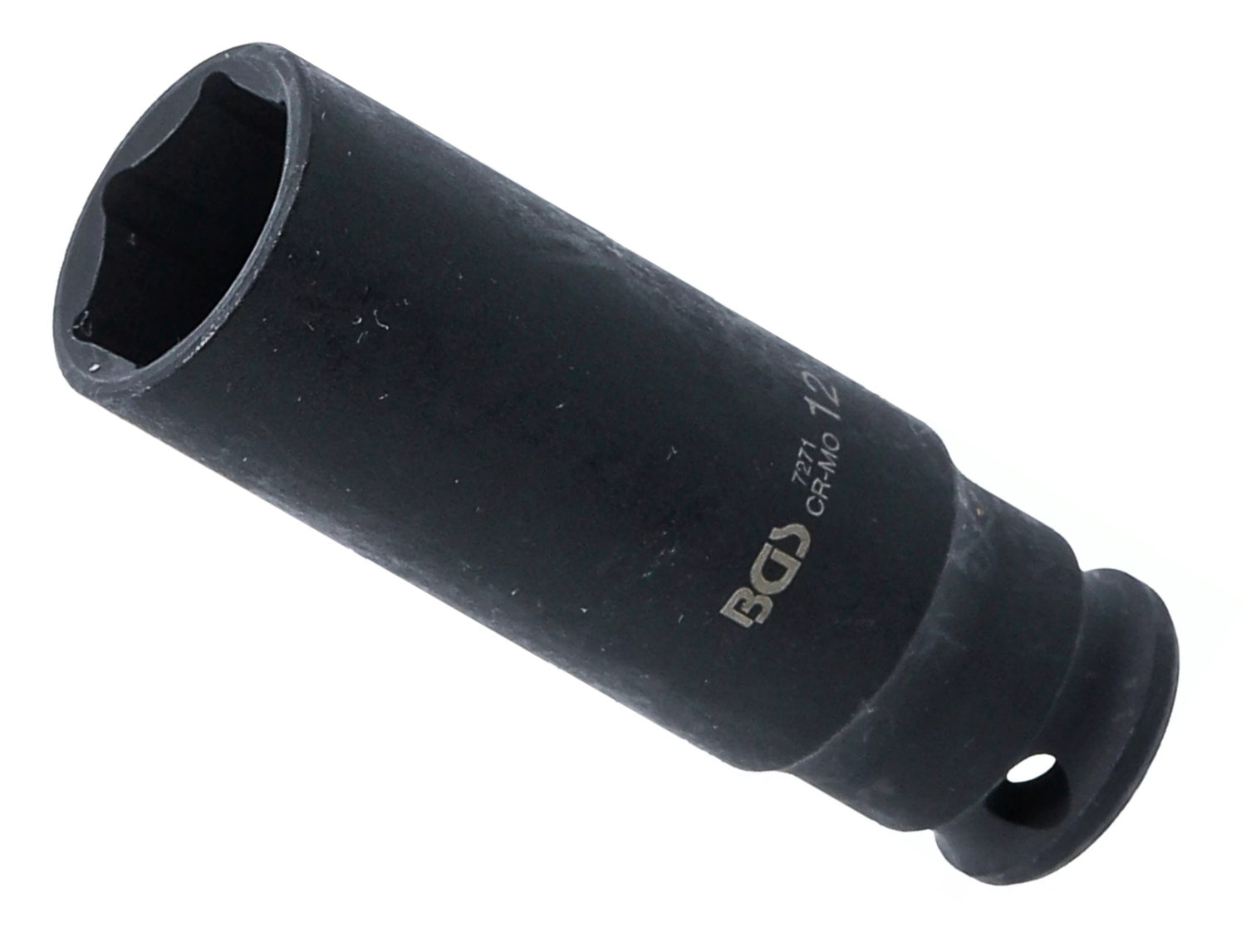 BGS 7271 Kraft Steckschlüsseleinsatz Sechskant tief Antrieb 6,3mm (1/4") SW 12mm