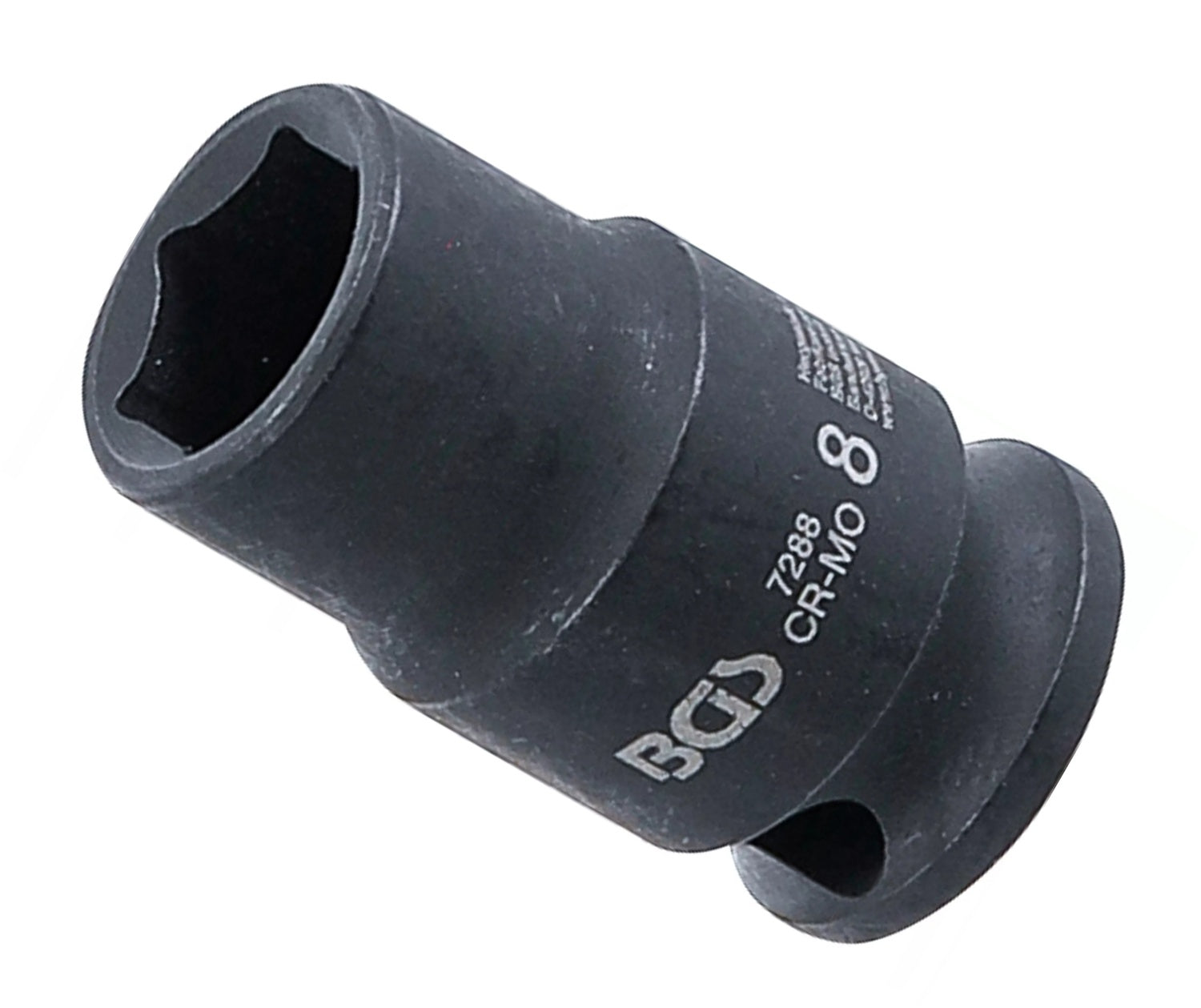 BGS 7288 Kraft Steckschlüsseleinsatz Sechskant Antrieb 6,3mm (1/4") SW 8mm