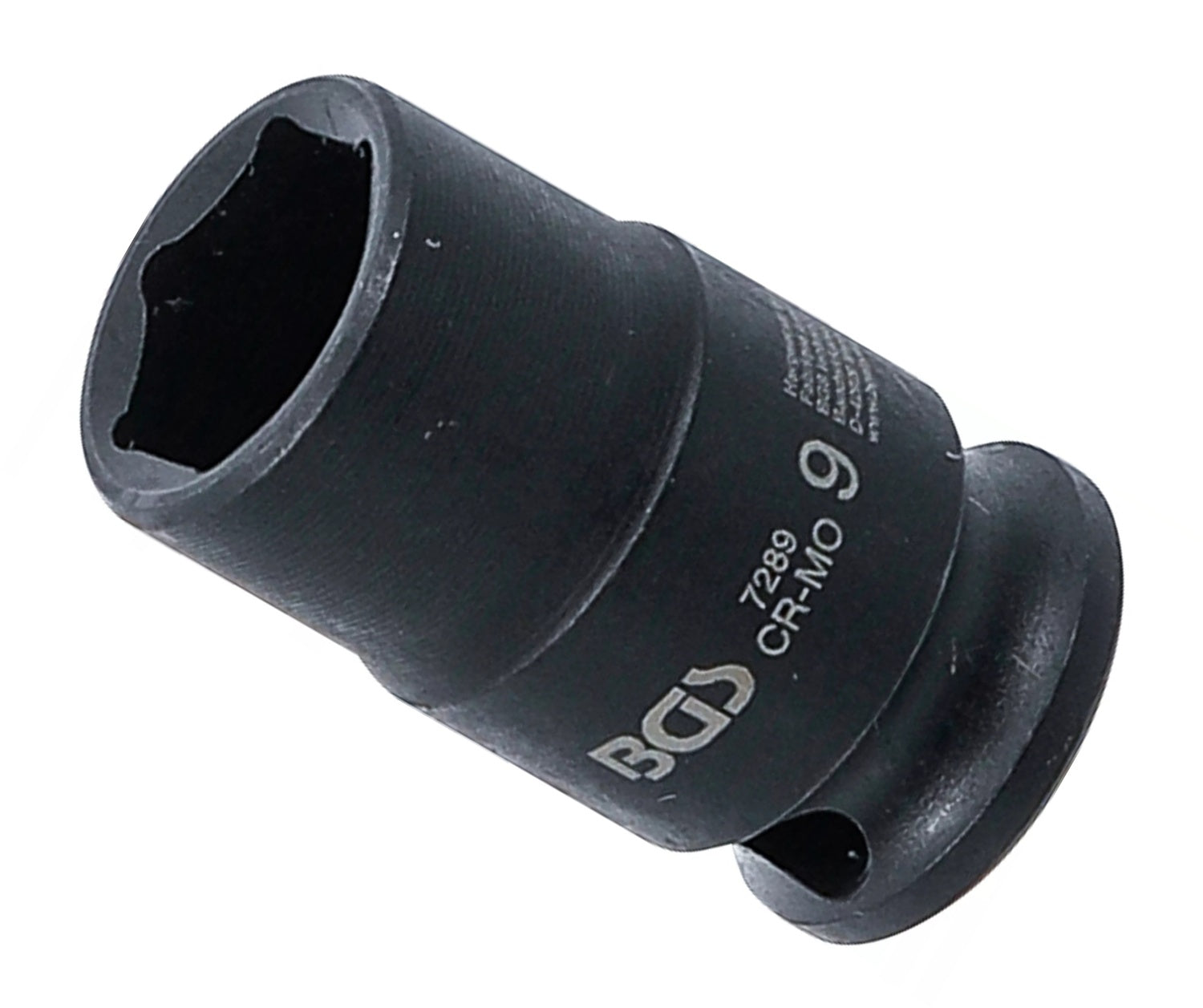 BGS 7289 Kraft Steckschlüsseleinsatz Sechskant Antrieb 6,3mm (1/4") SW 9mm