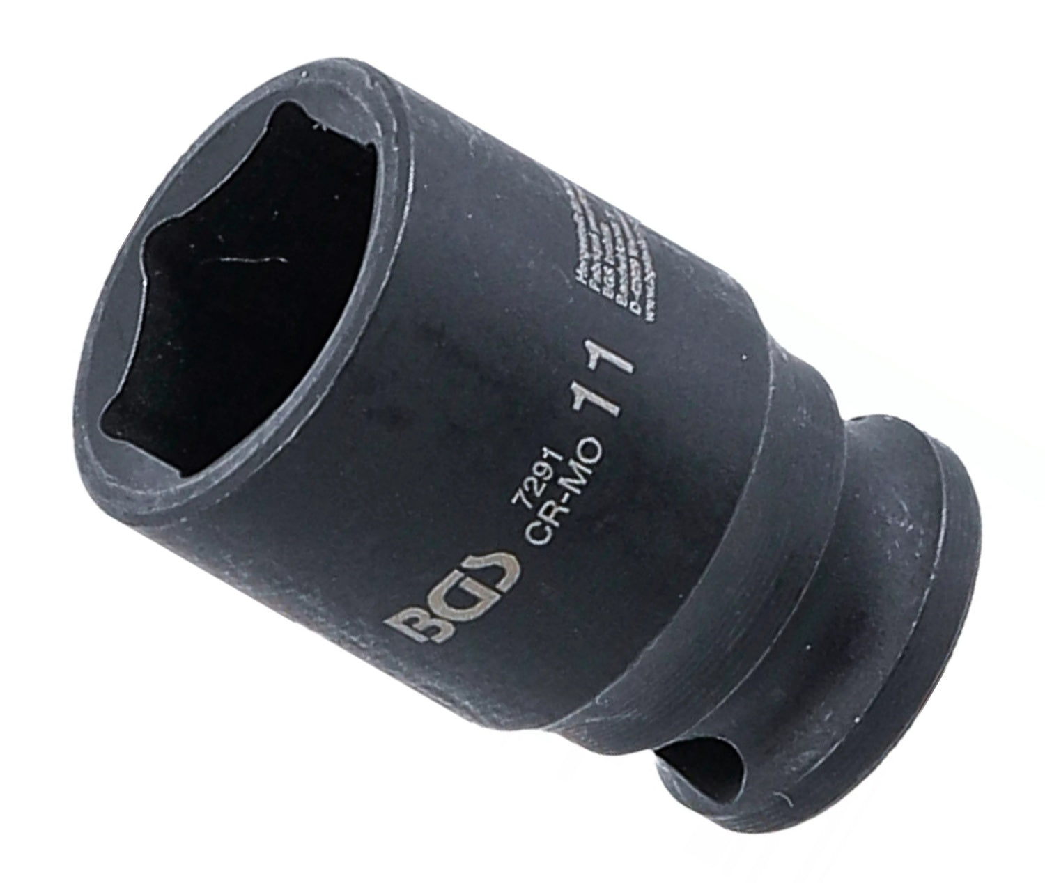 BGS 7291 Kraft Steckschlüsseleinsatz Sechskant Antrieb 6,3mm (1/4") SW 11mm