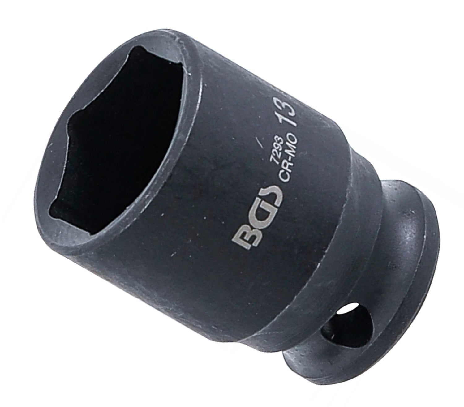BGS 7293 Kraft Steckschlüsseleinsatz Sechskant Antrieb 6,3mm (1/4") SW 13mm