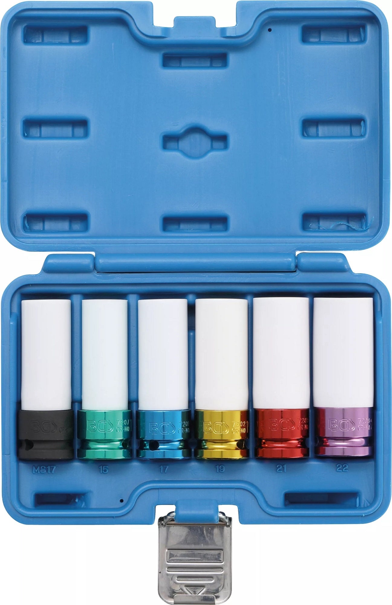 BGS 7307 Satz IMPACT 6 Nüsse für Radmuttern Alufelgen Felgen 15 17 19 21 22mm + S-Klasse MS17