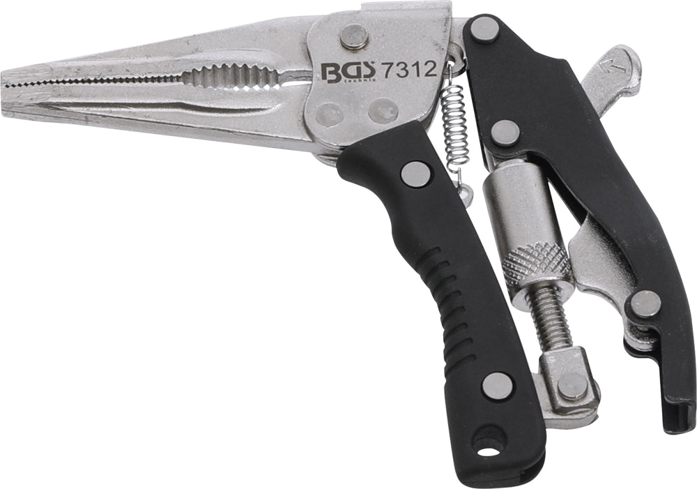 BGS 7312 Langbeck Gripzange mit Pistolengriff 170mm max. Spannweite 40mm