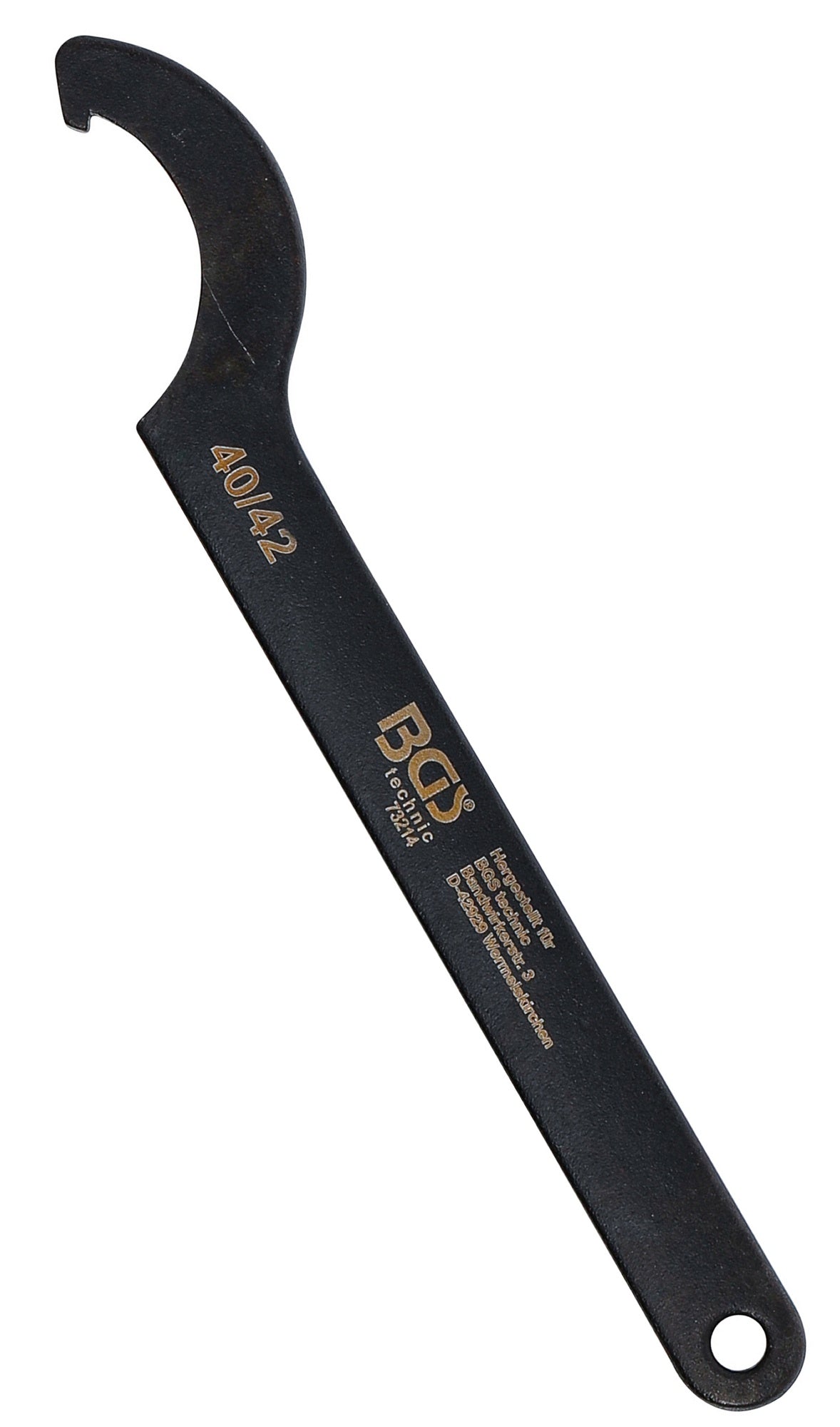 BGS 73214 Hakenschlüssel mit Nase für Schlüsselweiten von 40 - 42mm