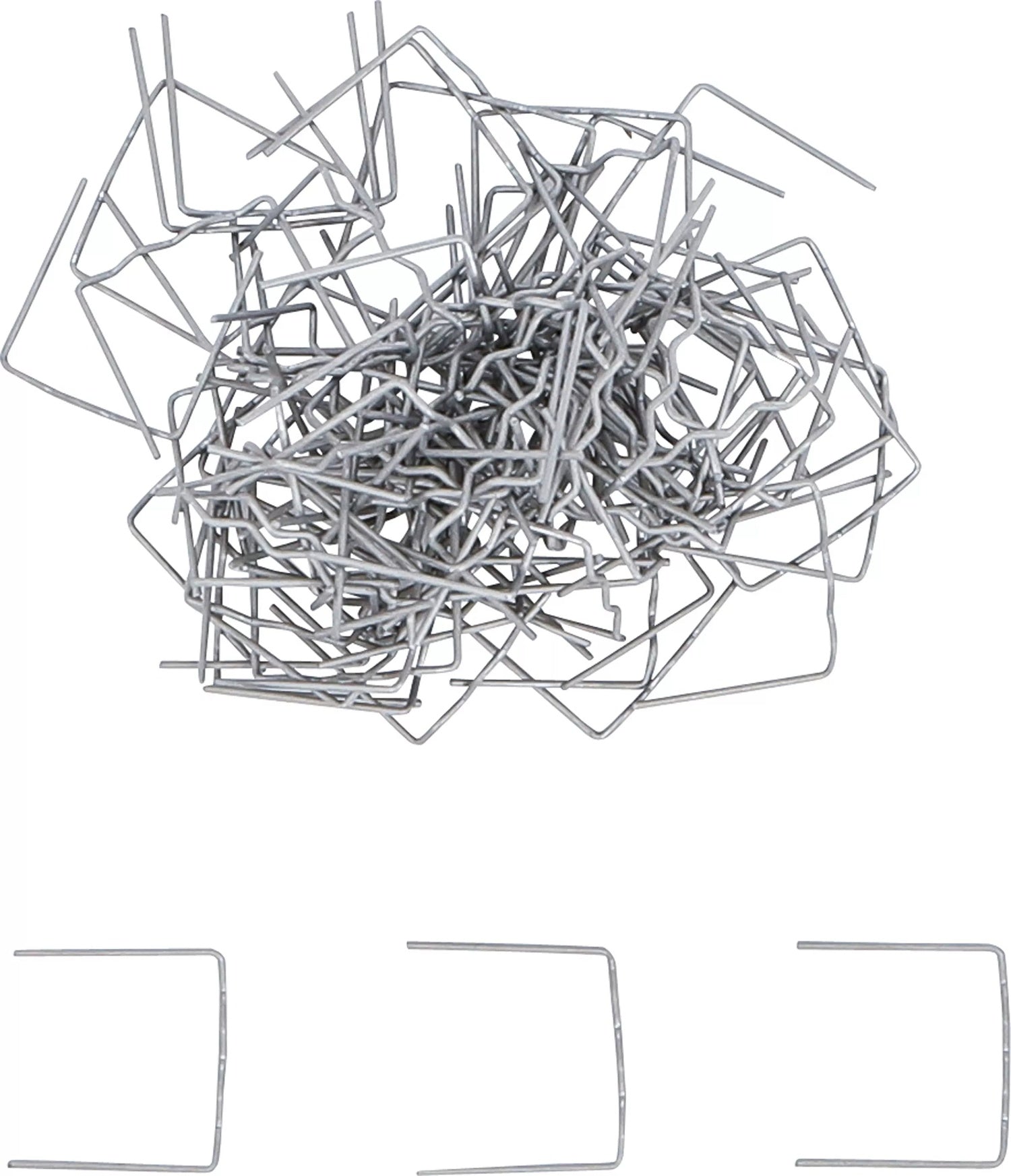 BGS 73350 Satz Reparaturklammern flach 0,6mm 100 teilig