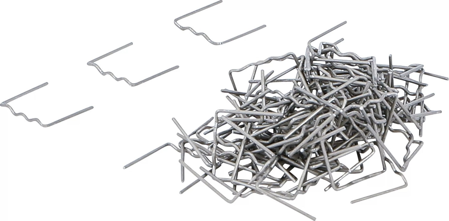 BGS 73351 Satz Reparaturklammern flach 0,8mm 100 teilig