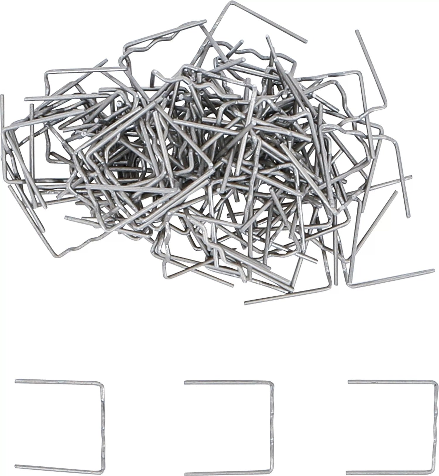 BGS 73351 Satz Reparaturklammern flach 0,8mm 100 teilig