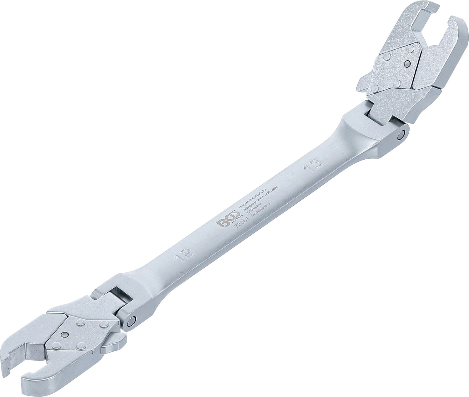 BGS 73361 Bremsleitungsschlüssel mit Ratschenfunktion SW 12x13mm Länge 145mm