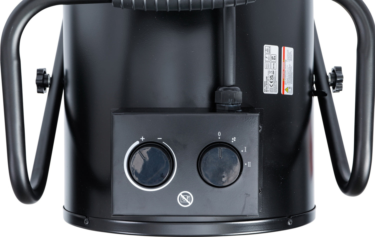 BGS 73373 Heizlüfter elektrisch Heizung 9000 Watt IPX4 2 Heizstufen tragbar