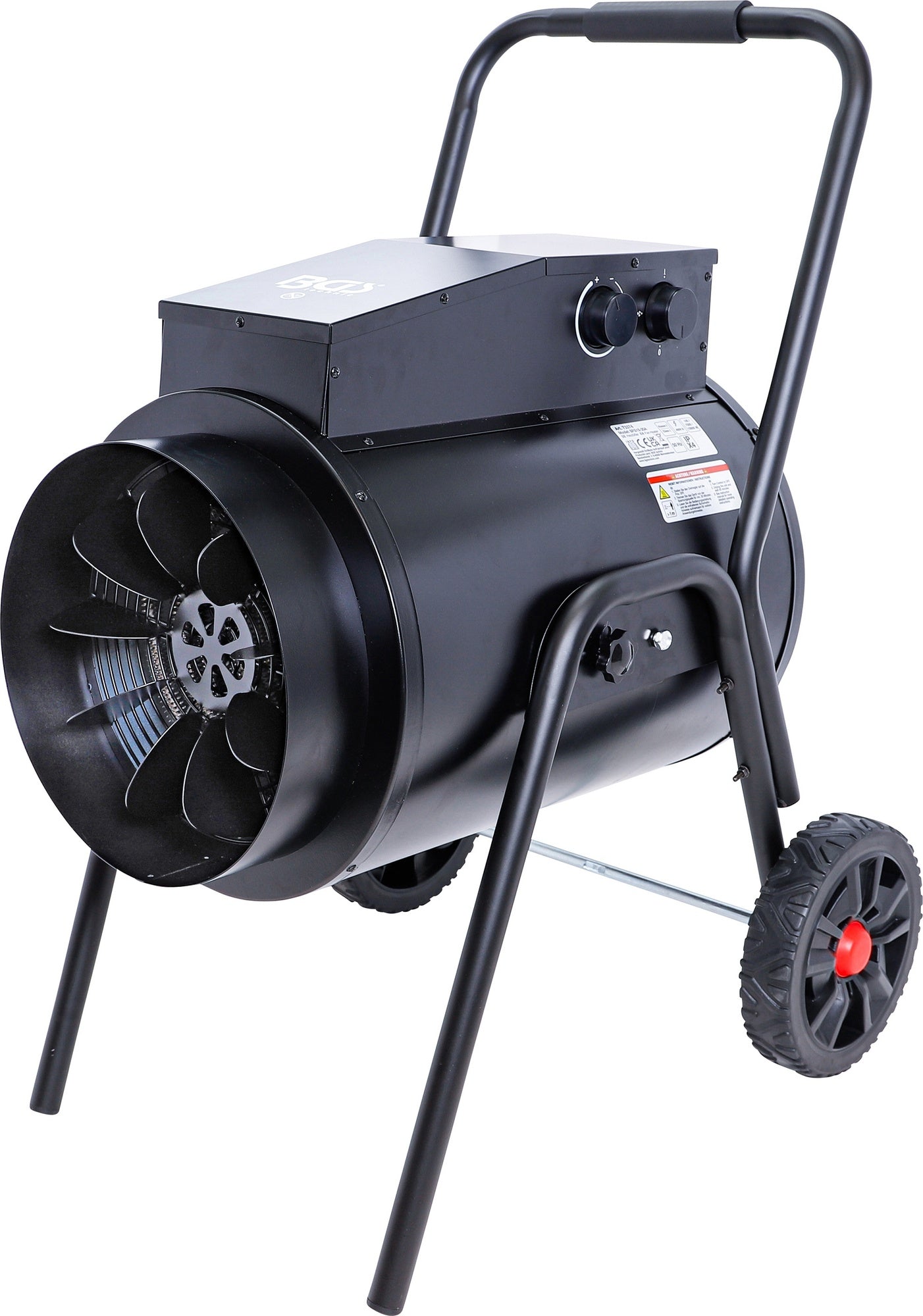 BGS 73374 Heizlüfter elektrisch Heizung 15000 Watt IPX4 2 Heizstufen fahrbar