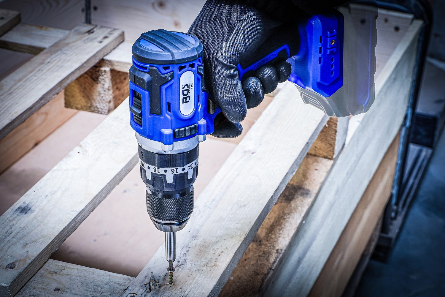 BGS 7360 Akku Schlagbohrschrauber bürstenlos ohne Akku 65Nm 18 Volt