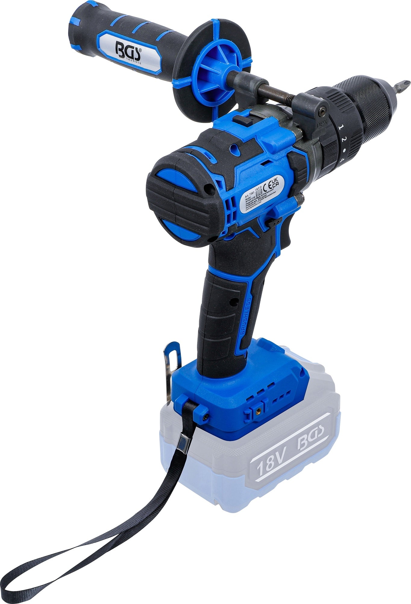 BGS 7361 Akku Schlagschrauber bürstenlos ohne Akku 80Nm 18 Volt