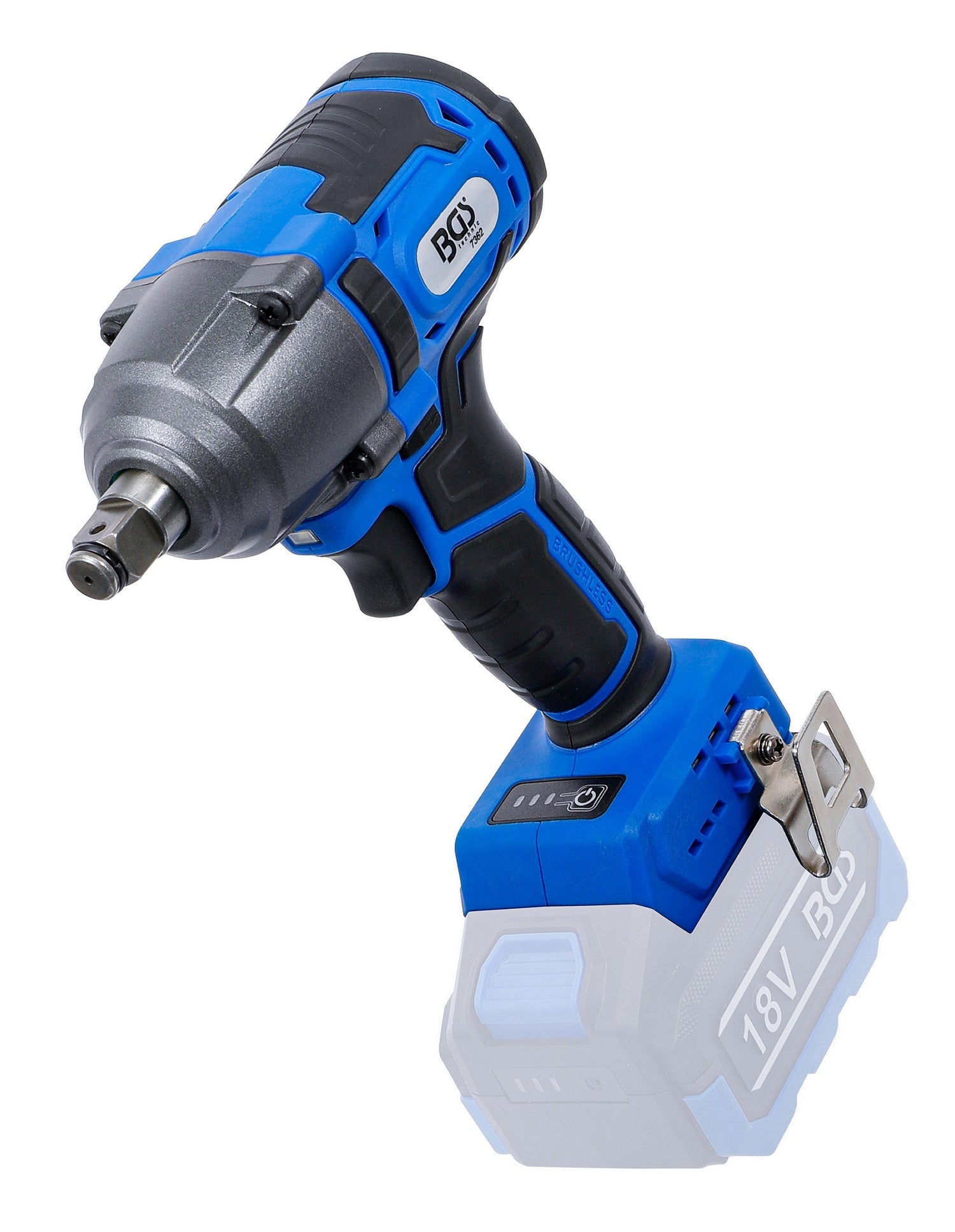 BGS 7362 Akku Schlagschrauber bürstenlos ohne Akku 400Nm 18 Volt