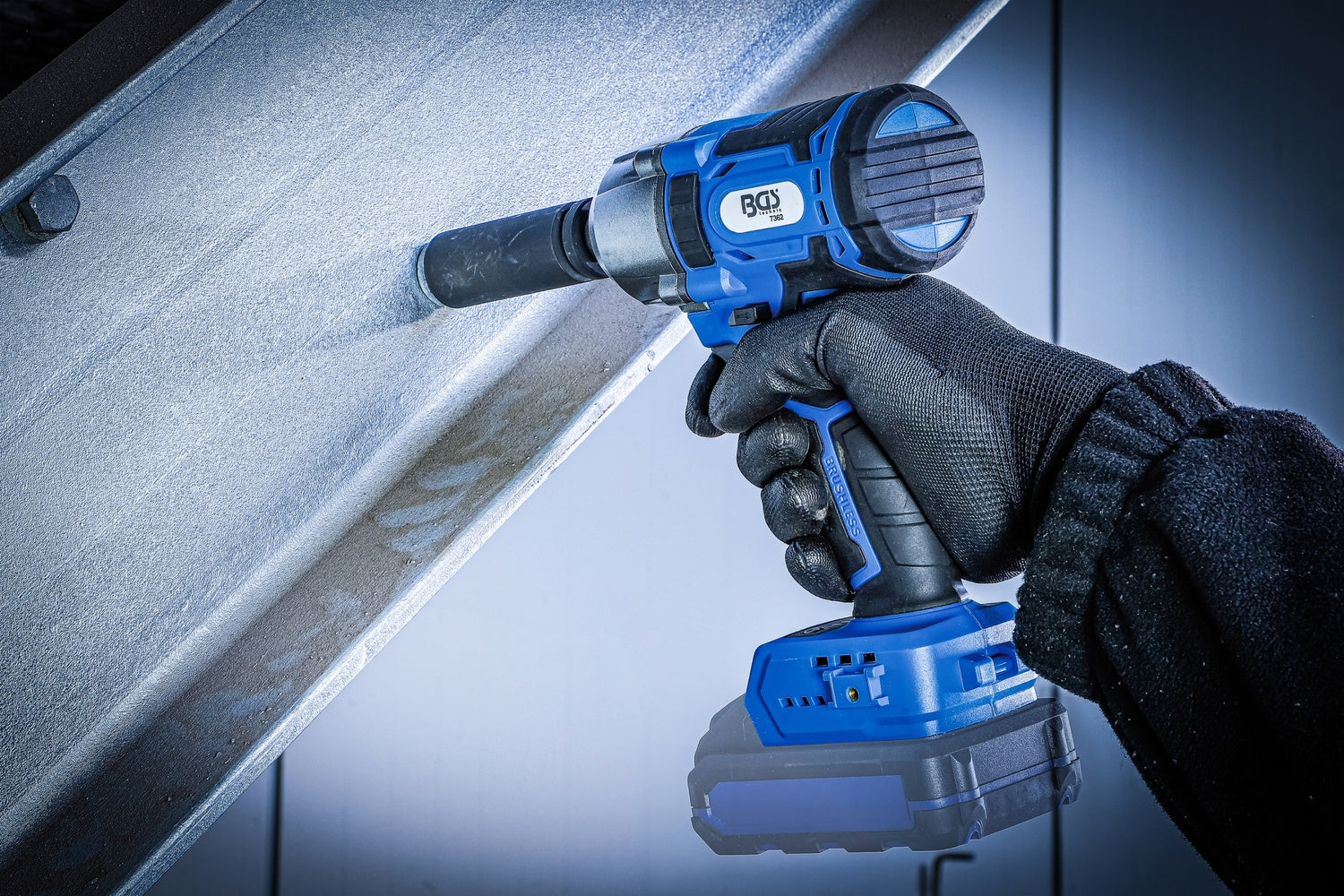 BGS 7362 Akku Schlagschrauber bürstenlos ohne Akku 400Nm 18 Volt