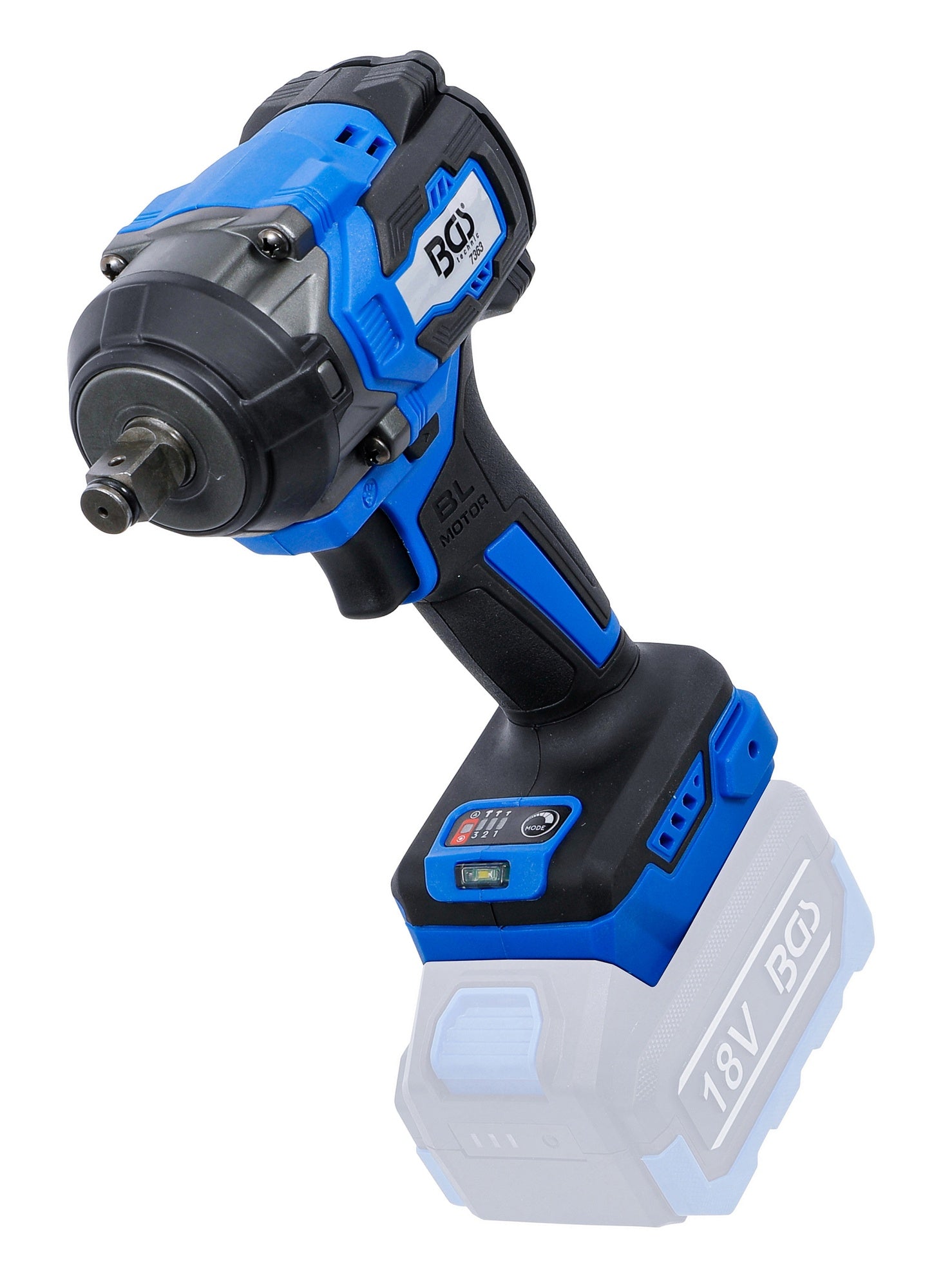 BGS 7363 Akku Schlagschrauber bürstenlos ohne Akku 550Nm 18 Volt