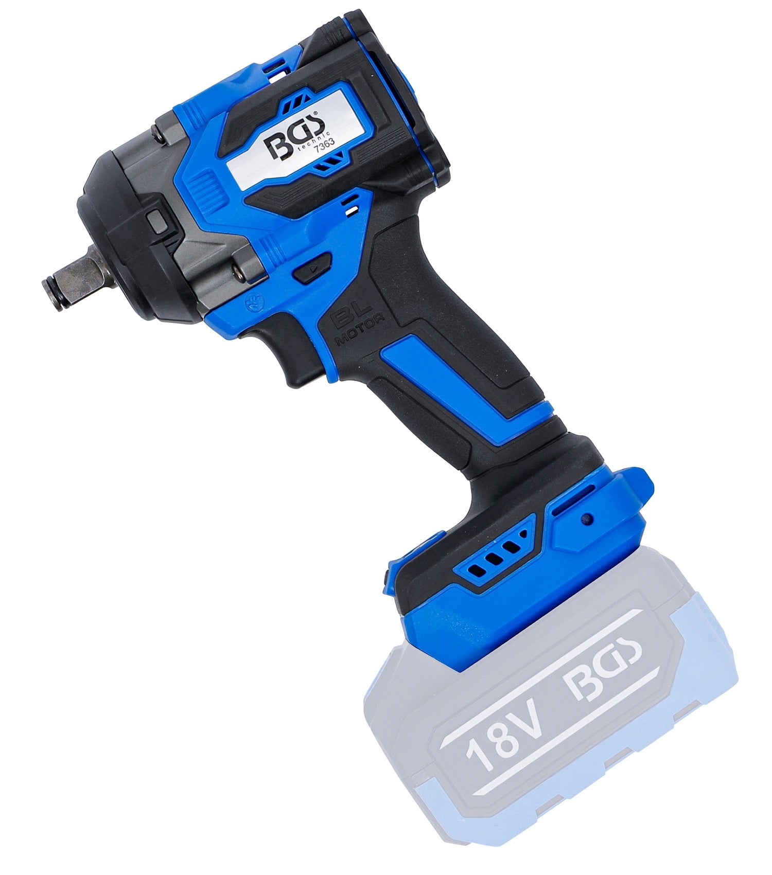 BGS 7363 Akku Schlagschrauber bürstenlos ohne Akku 550Nm 18 Volt
